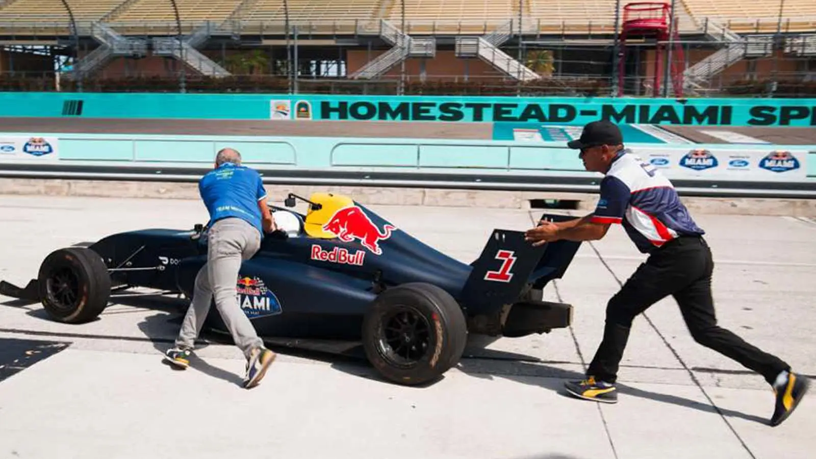 Heading out in the F4 car (SPORTbible)