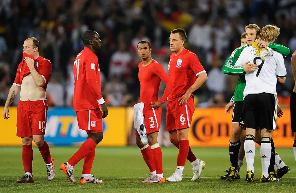 England at the 2010 World Cup (Credit:Getty)