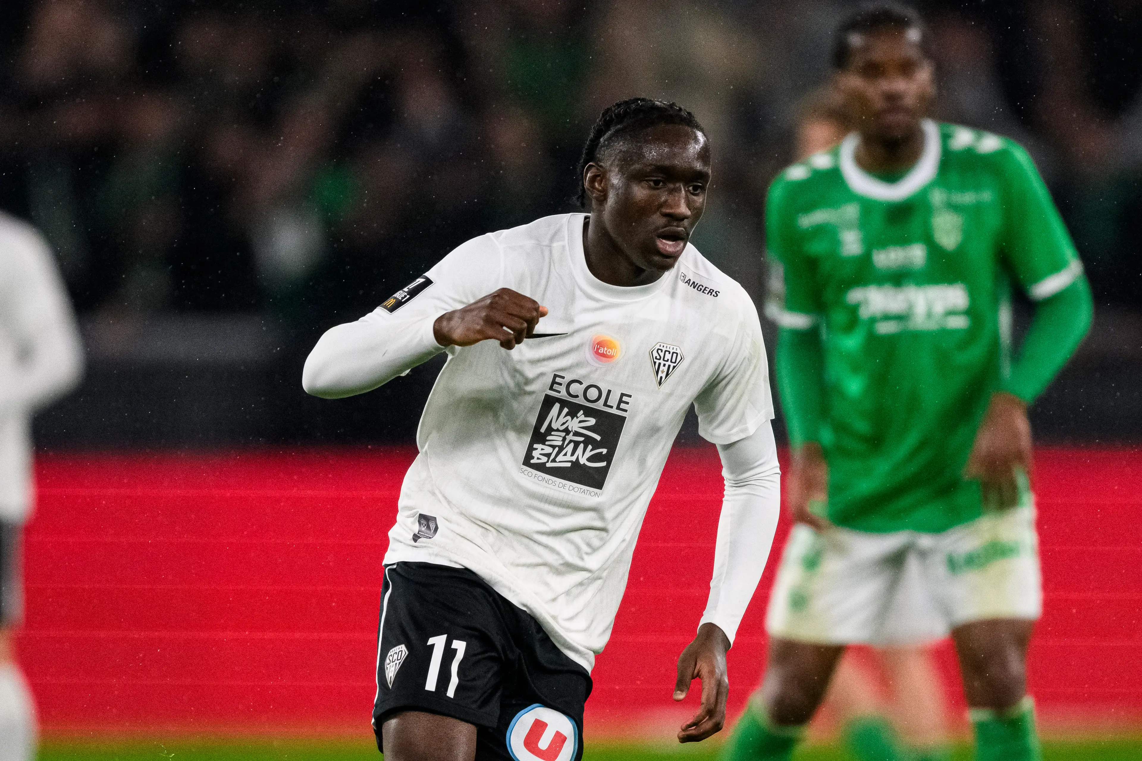 Wrexham are plotting a move for Angers forward Sidiki Cherif. Image: Getty 
