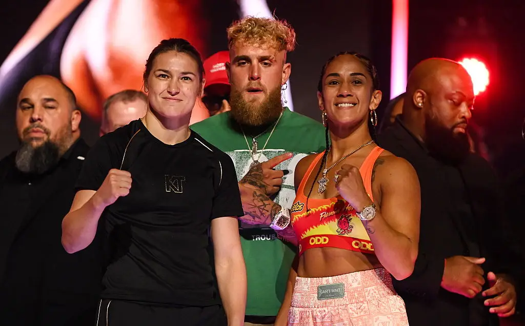 Jake Paul has been major involved in women's boxing in recent years. (Image: Stephen McCarthy/Sportsfile via Getty Images)