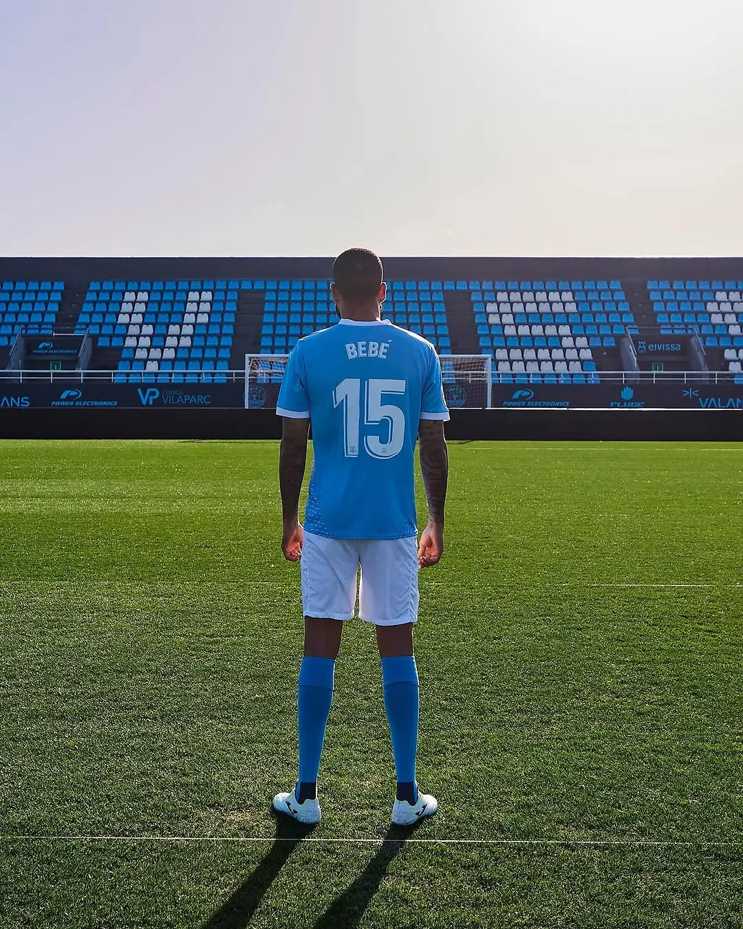 Bebe now plays for Primera Federacion side Ibiza UD. Image credit: Instagram/tiagobebe23