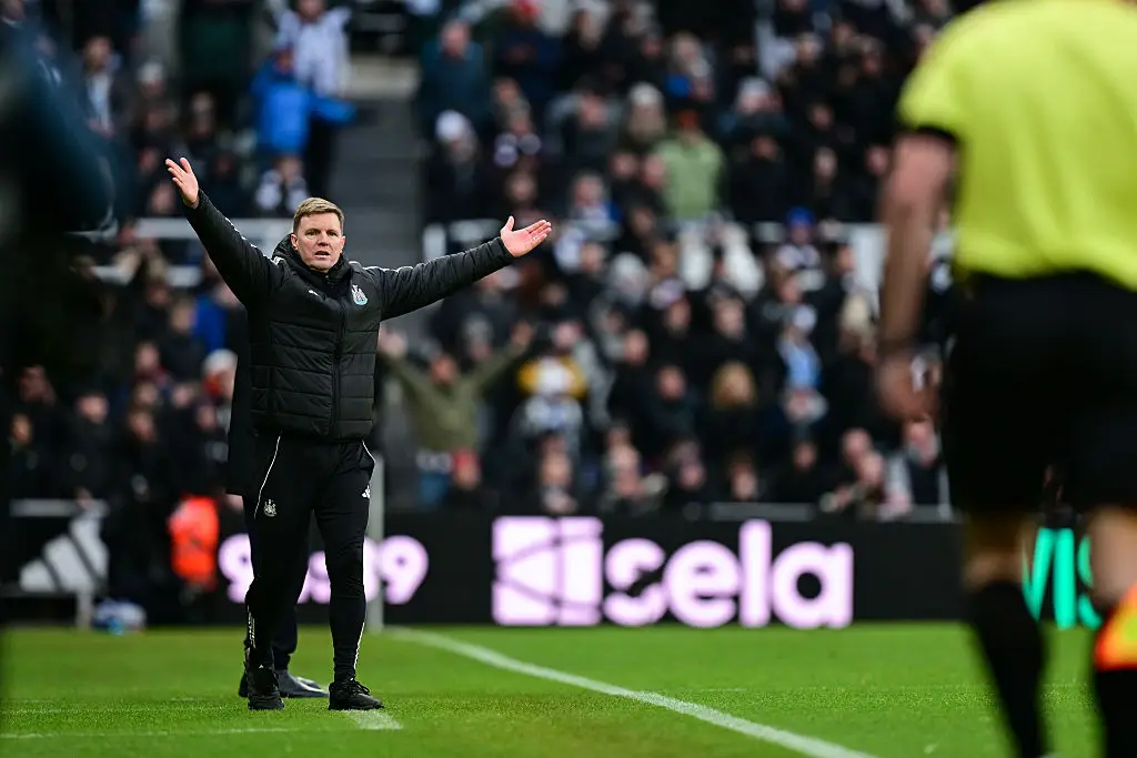 Eddie Howe was not pleased (Credit:Getty)