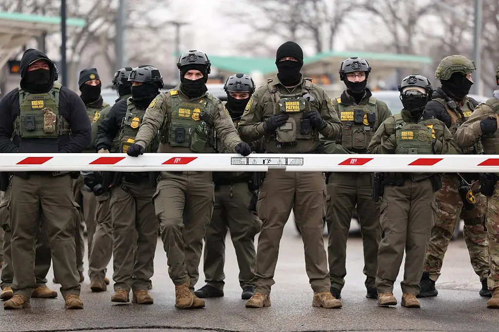 ICE agents in Minnesota (Credit:Getty)