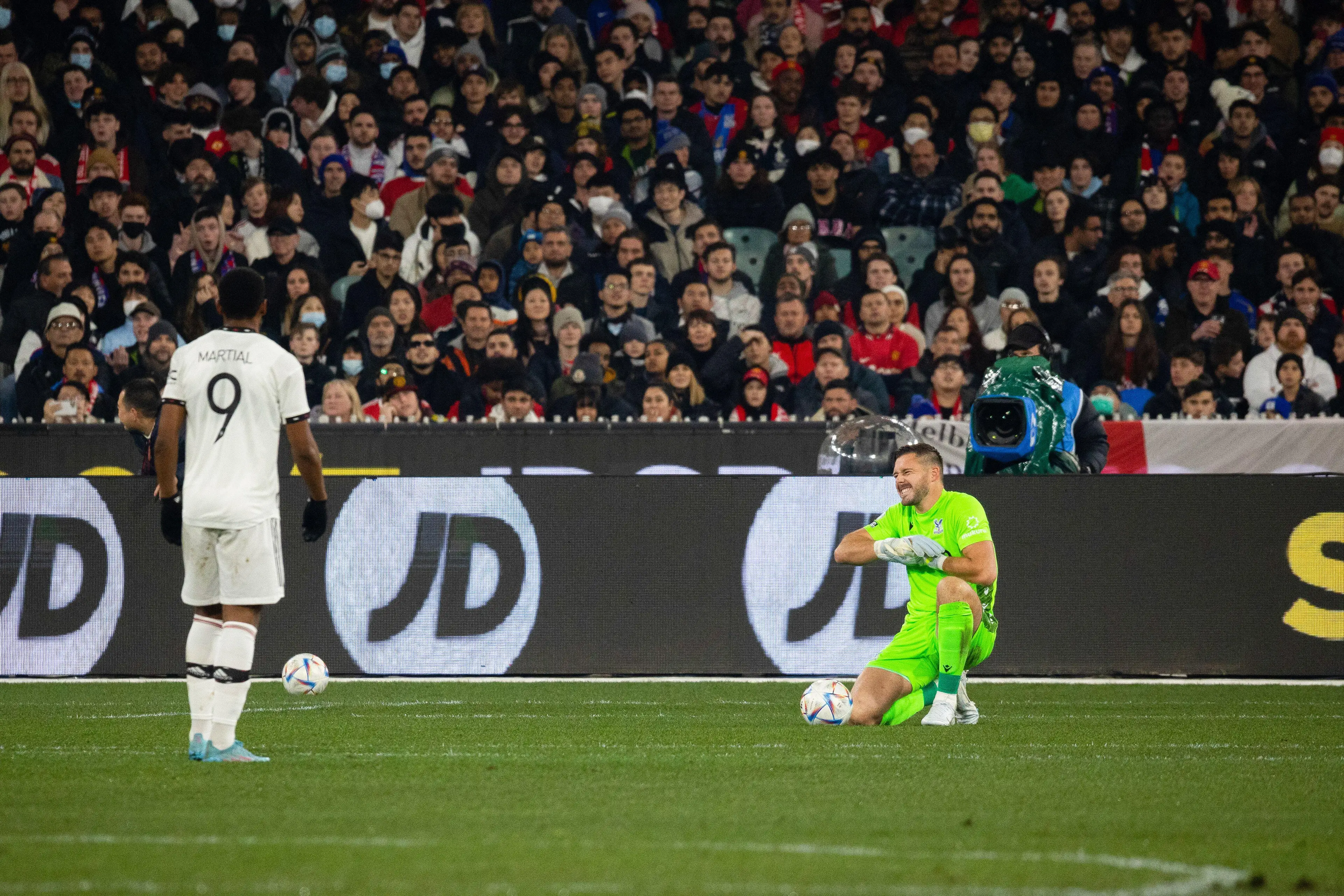 The moment Martial delayed Butland's move to United. Image: Alamy