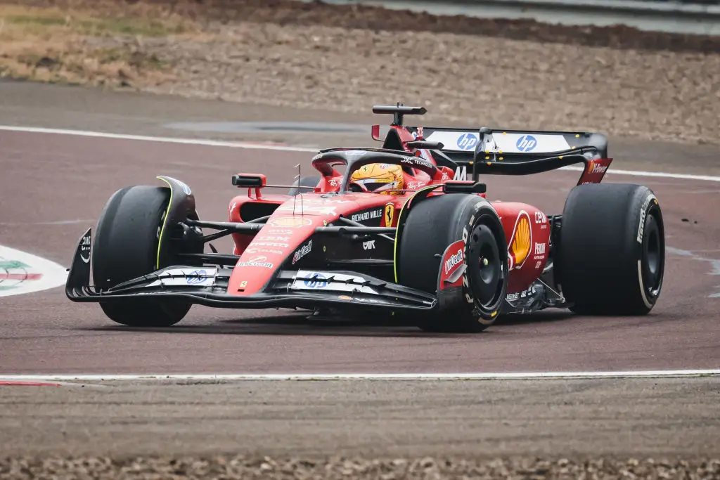 Lewis Hamilton took part in his first Ferrari test in Maranello last week (Image: Getty)