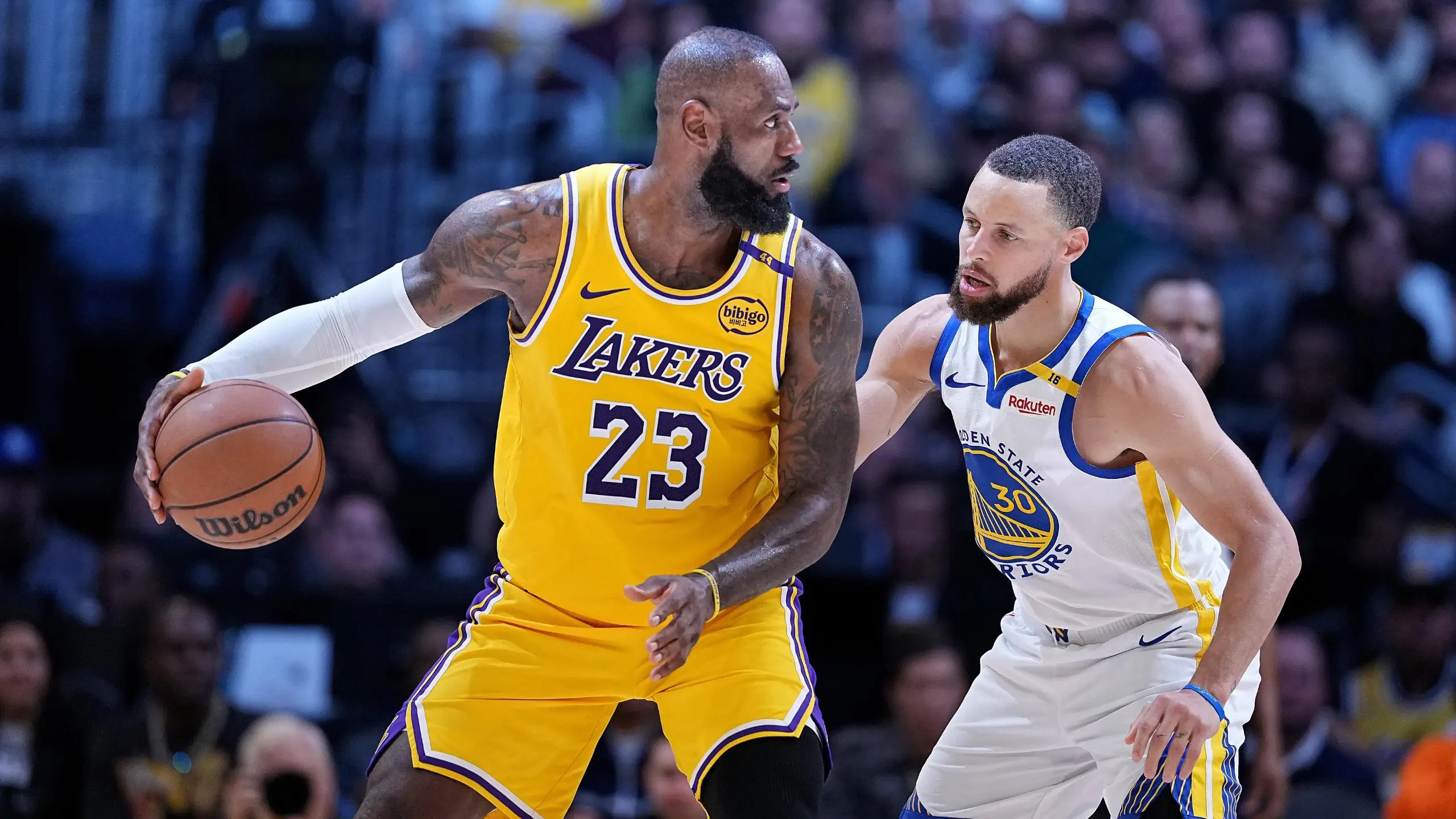 LeBron James and Steph Curry (Image: Getty)