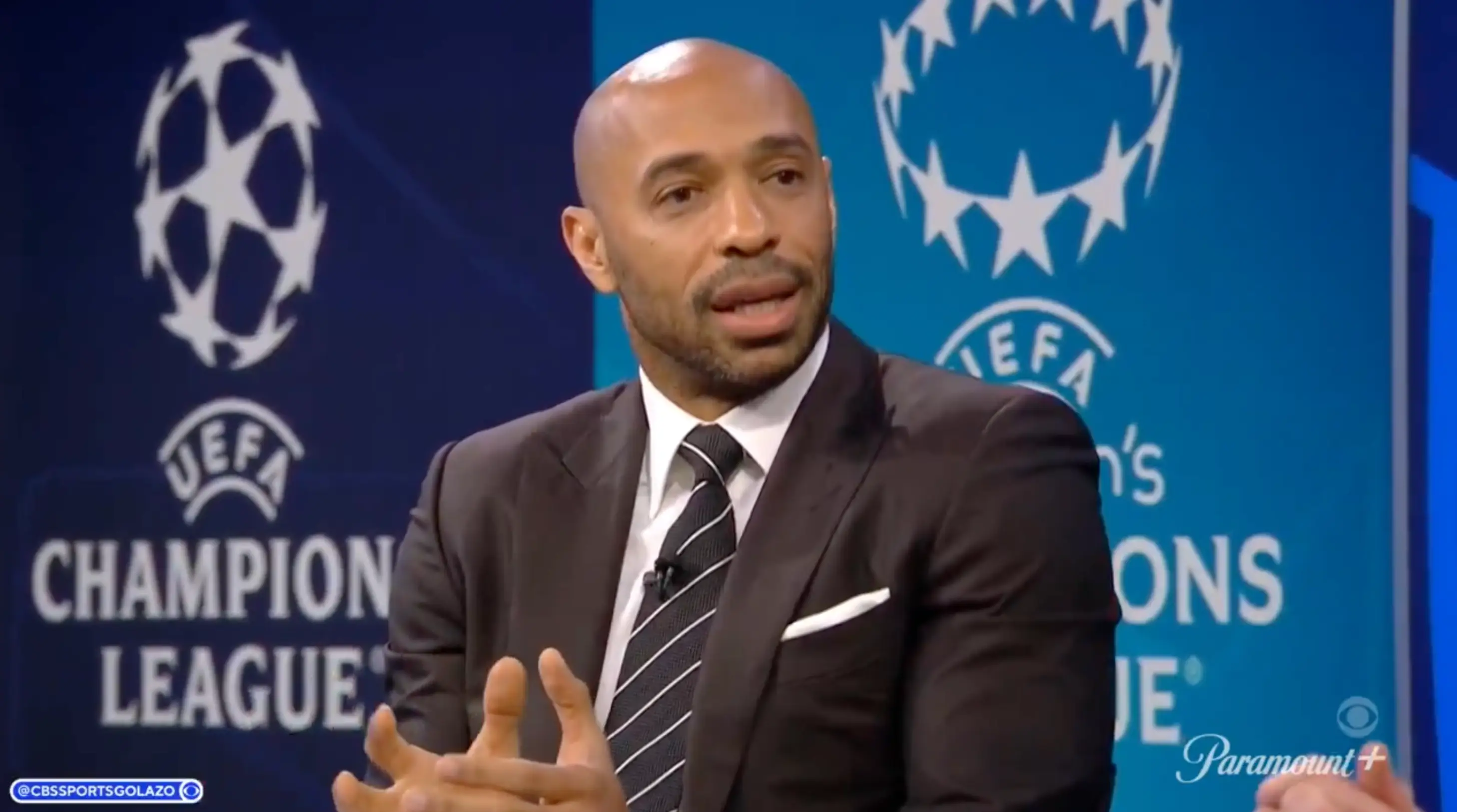 Thierry Henry has shared his thoughts on Mo Salah's situation. Image credit: CBS Sports