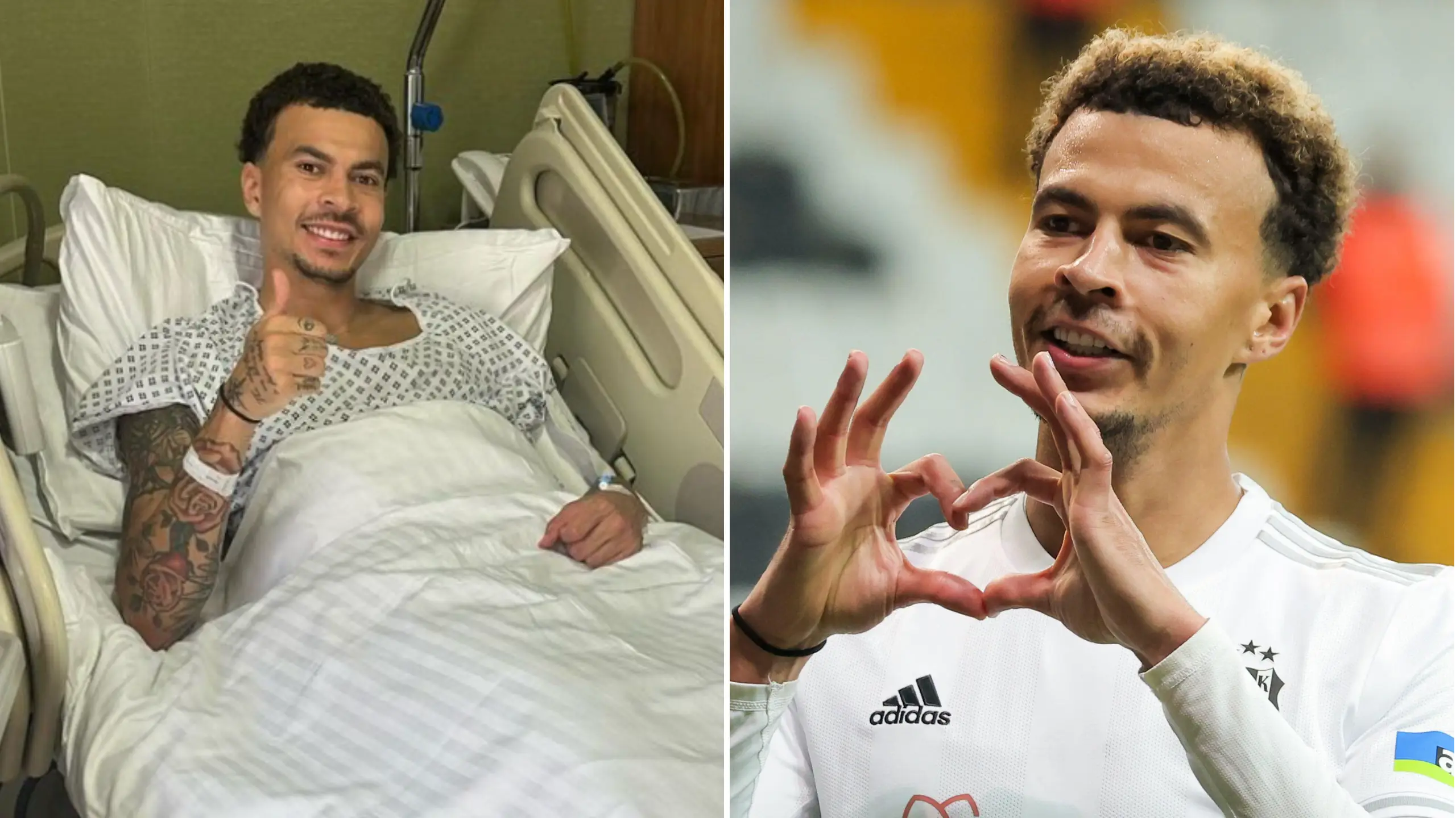 Dele Alli's Instagram/Alamy