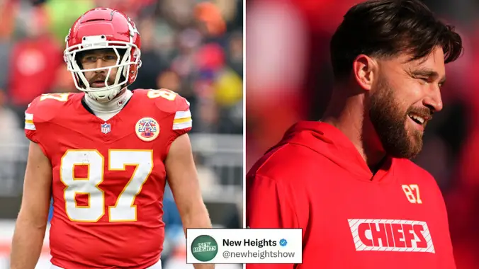 New Heights page swiftly deletes Travis Kelce picture appearing to show his manhood 