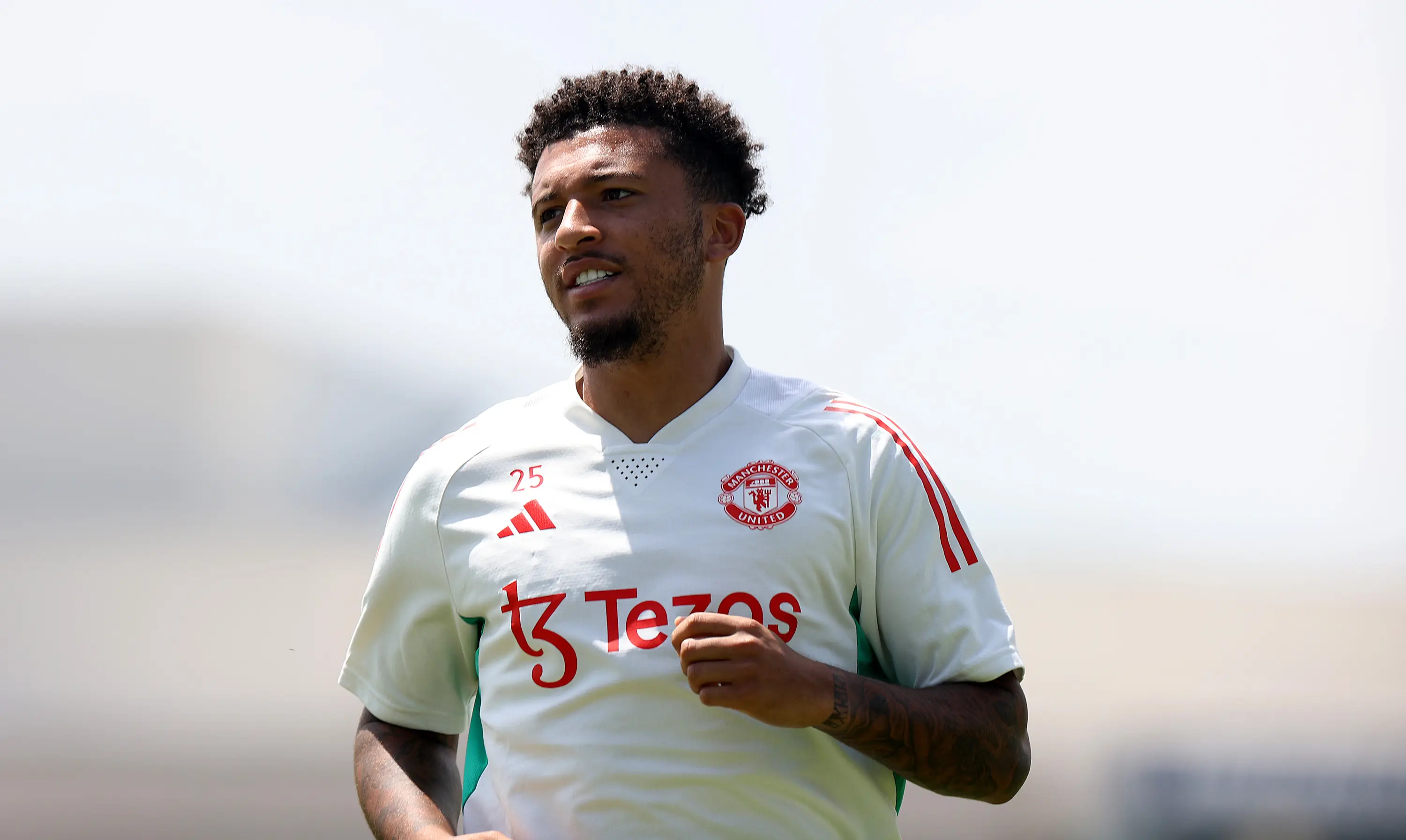 Sancho was banished from first-team training at Carrington. (Image