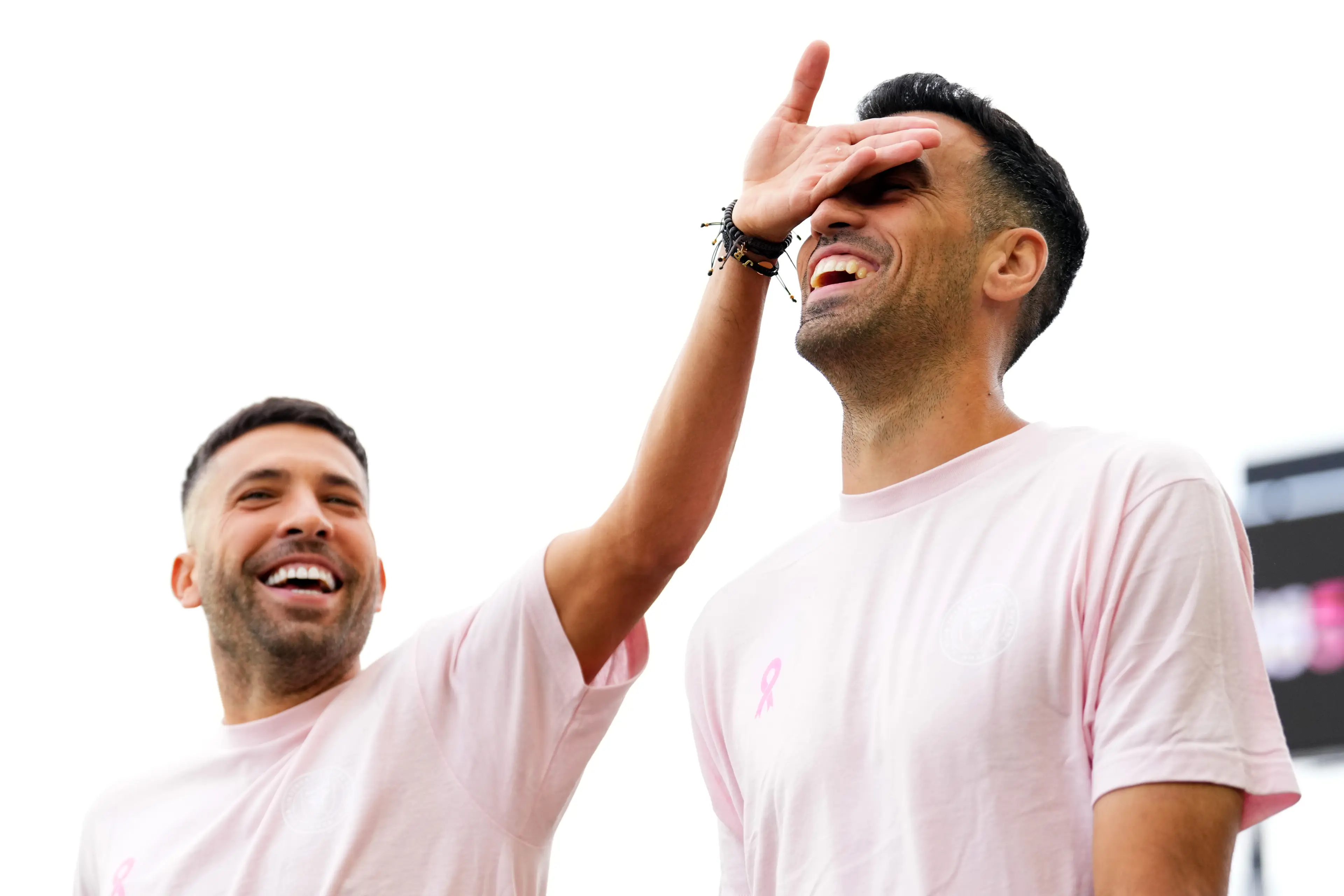 Jordi Alba and Sergio Busquets have announced their retirement. Image credit: Getty