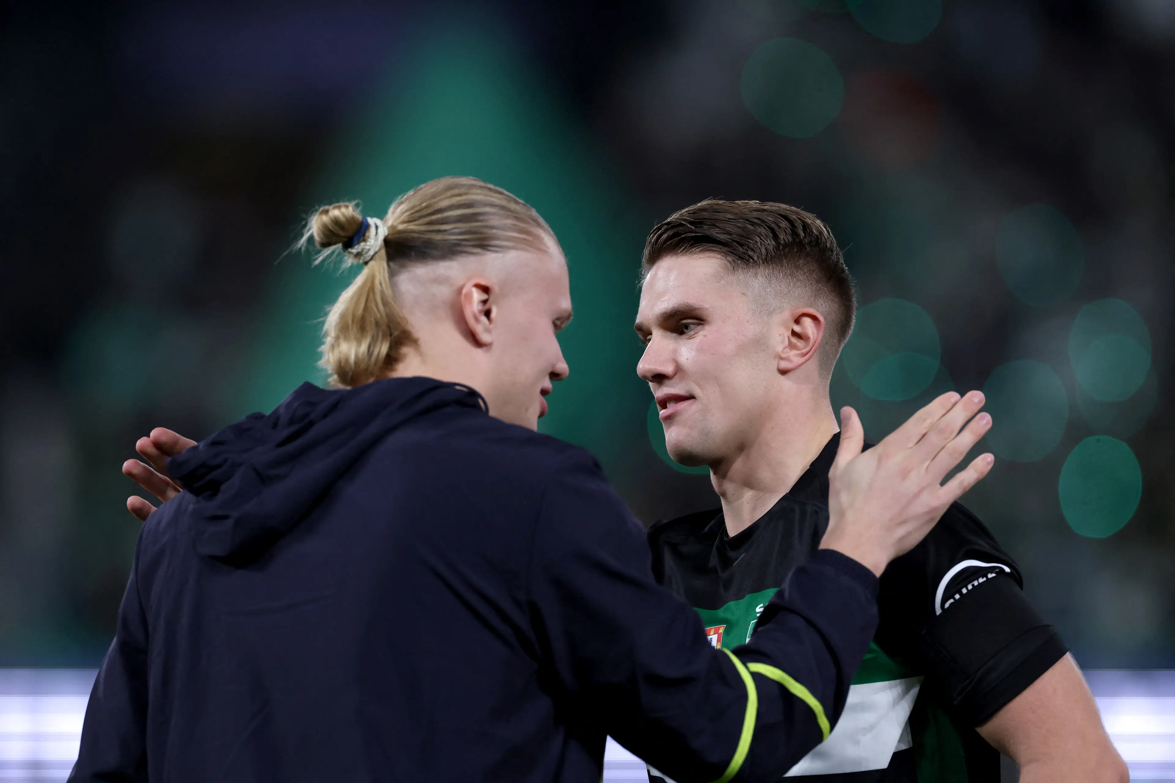 Viktor Gyokeres and Erling Haaland are apparently best mates. Image: Getty