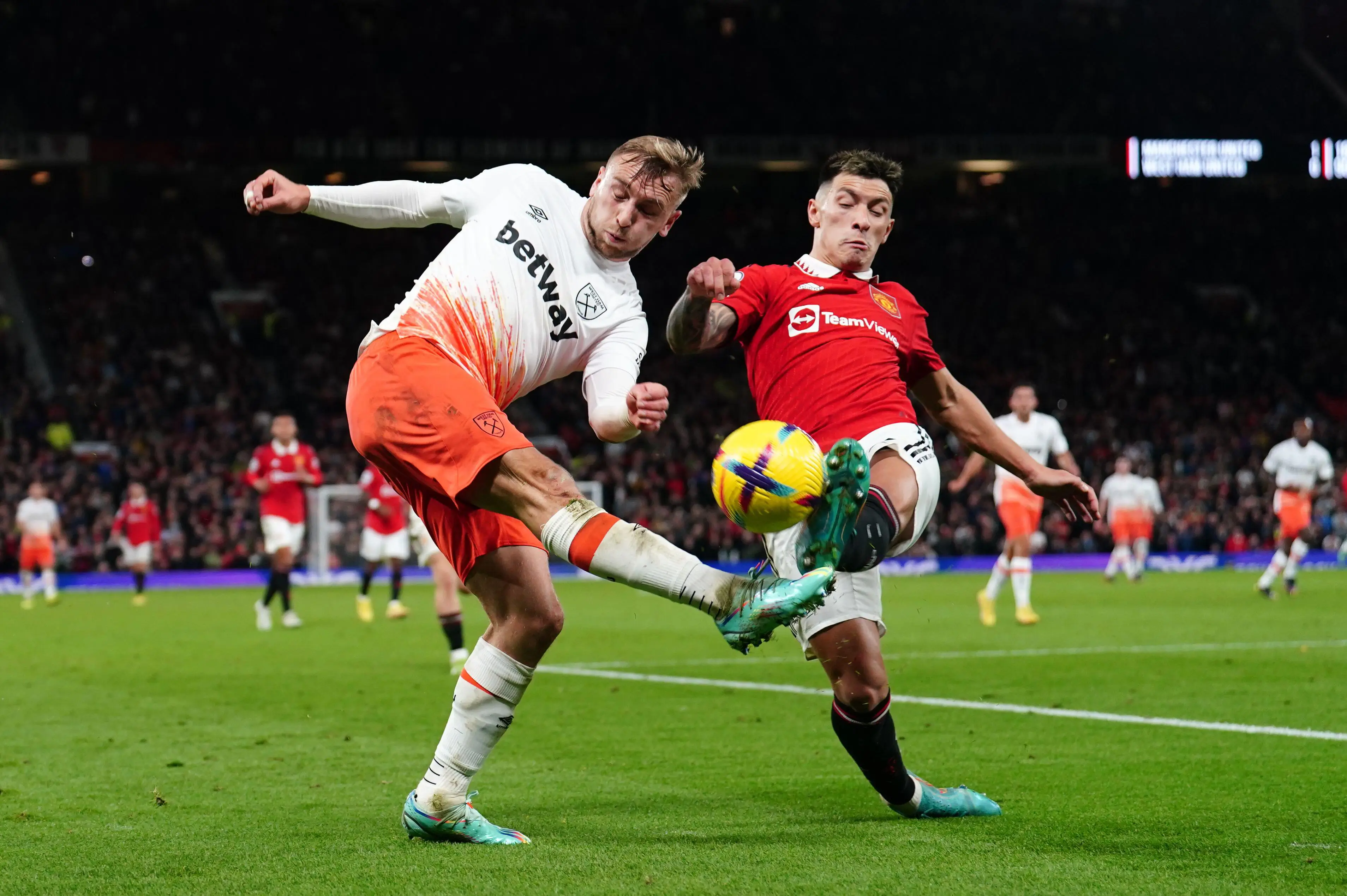Martinez helped United beat West Ham 1-0 on Sunday (Image: Alamy)