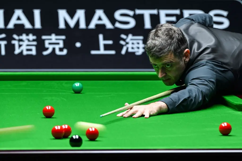 Snooker star Ronnie O'Sullivan pictured at the ongoing Shanghai Masters -