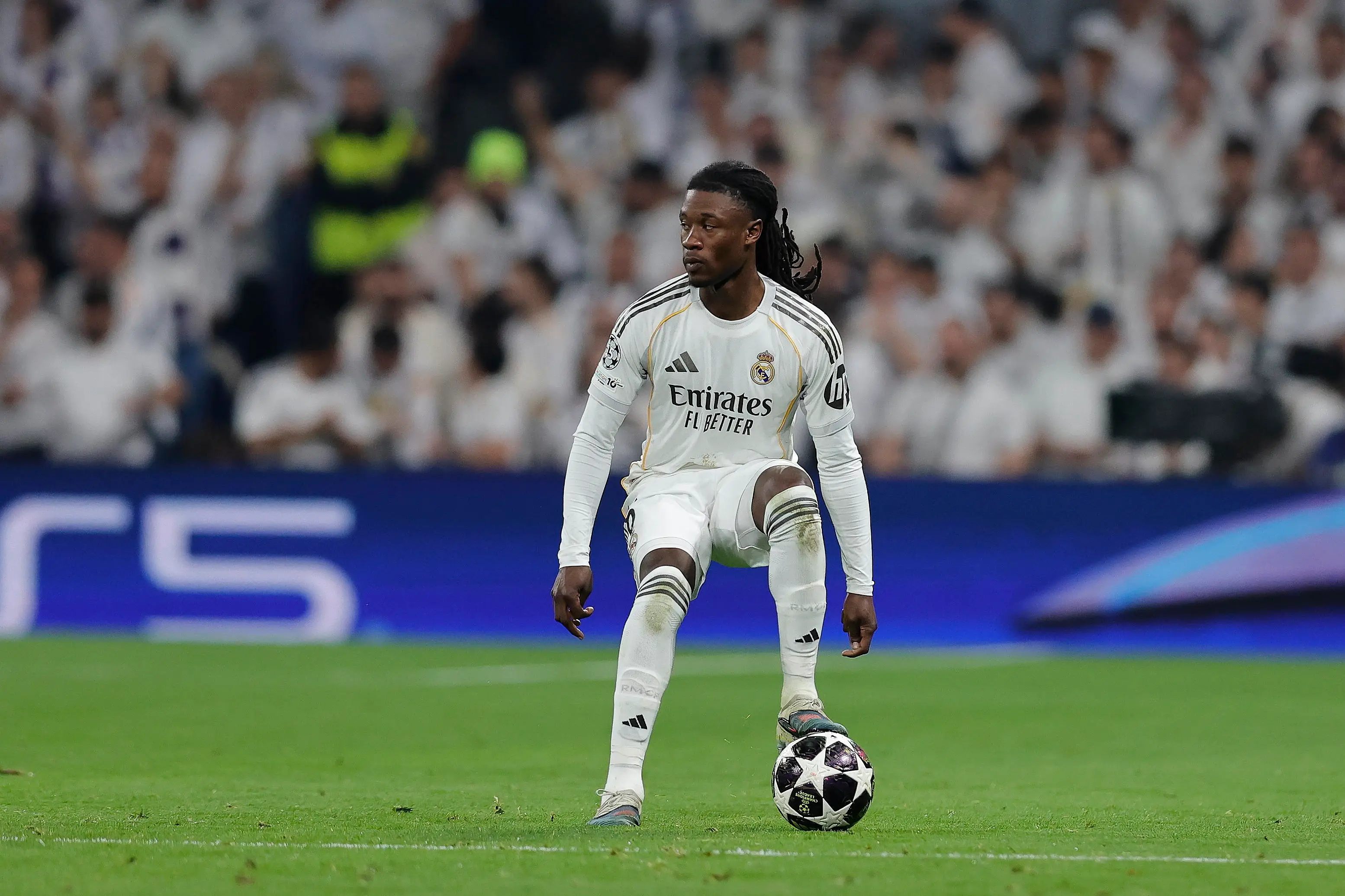 Eduardo Camavinga has been linked with a move away from Real Madrid. Image: Getty