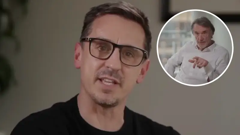 Gary Neville was visibly 'gobsmacked' by Sir Jim Ratcliffe's reaction to £40,000 donation being cut for club legends