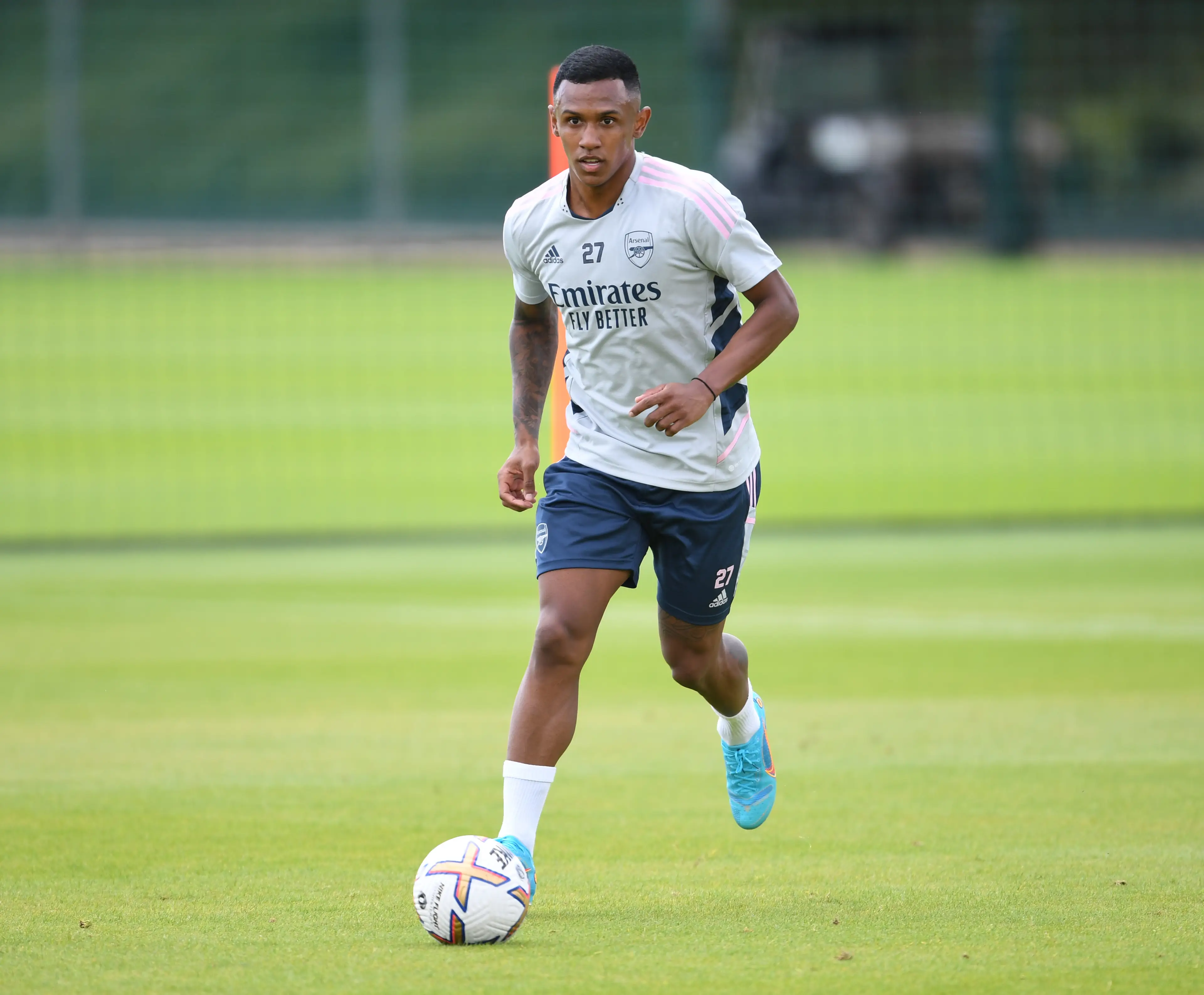 Marquinos has made just six appearances for Arsenal (Getty)