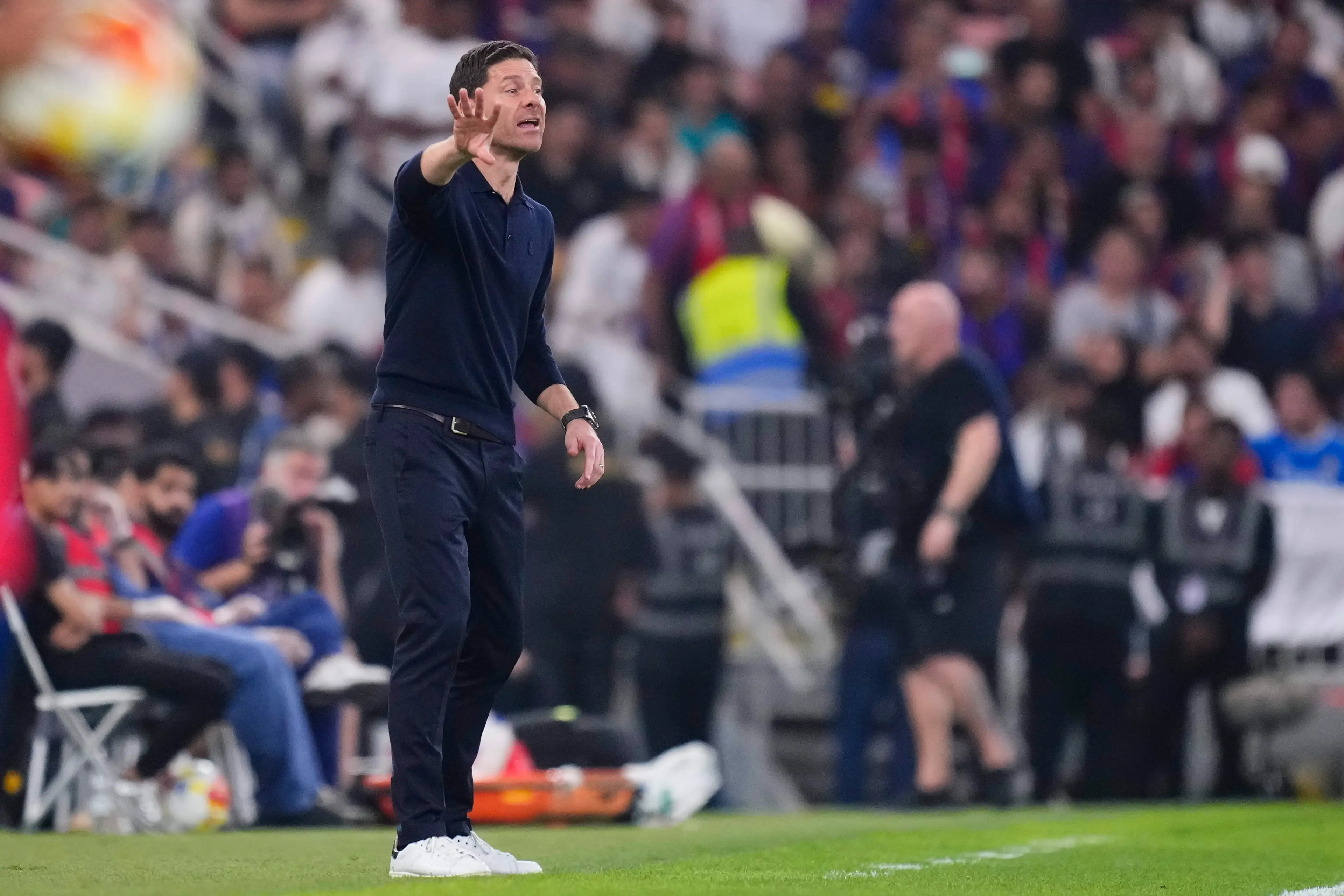 Xabi Alonso left Real Madrid on Monday. Image: Getty