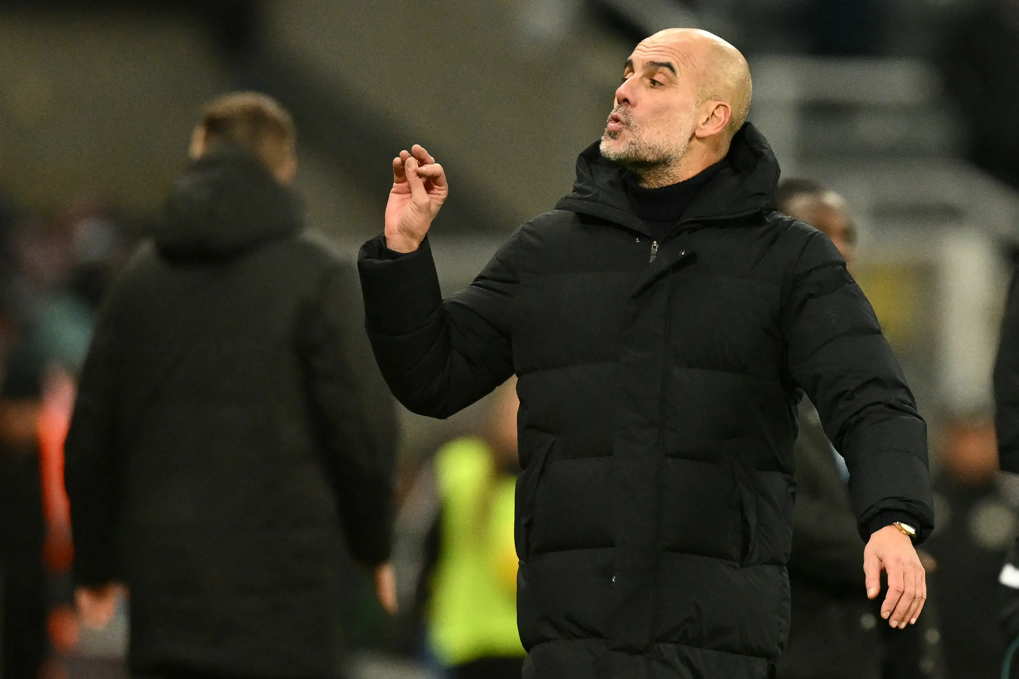 Guardiola unloaded on the officials and referenced past incidents. Image: Getty