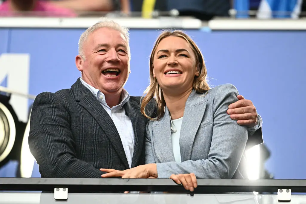 Ally McCoist and Laura Woods pictured - Getty