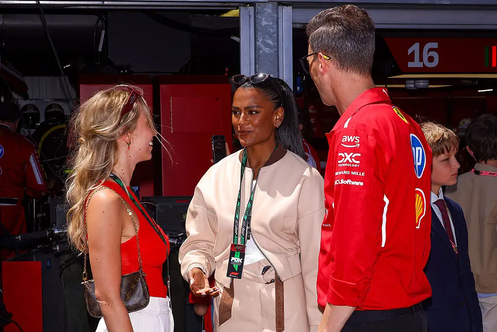 Actress Simone Ashley pictured at the 2025 Monaco GP (Image: Getty)