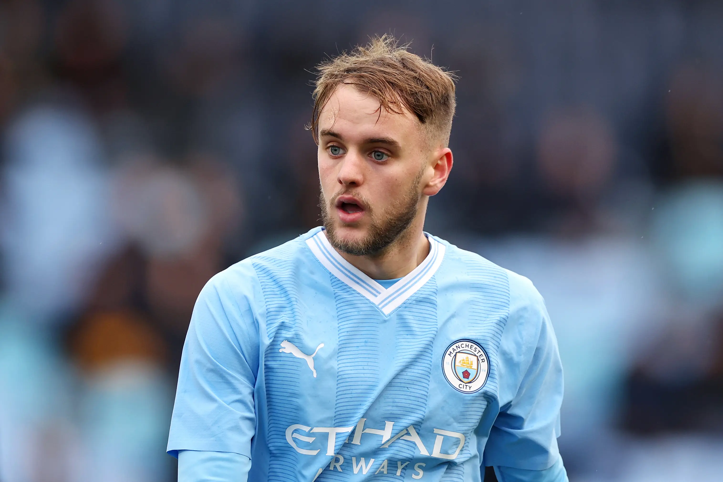 Josh Adam is set to sign for Wrexham following his Manchester City release. Image: Getty