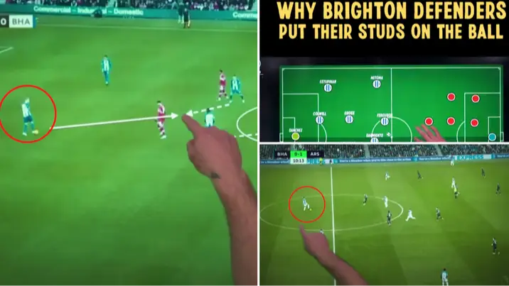 Fascinating reason behind why Brighton players stand still with their studs on the ball, it’s absolutely genius