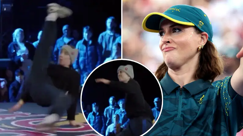 Unseen footage of breakdancer who missed out on Olympic spot to Raygun has people calling it 'rigged'