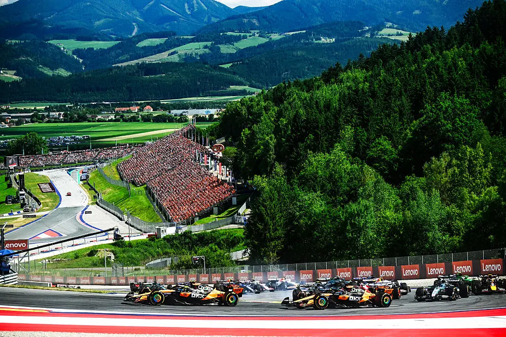 The views of the Alps around the track in Spielberg are something to behold (Getty Images)
