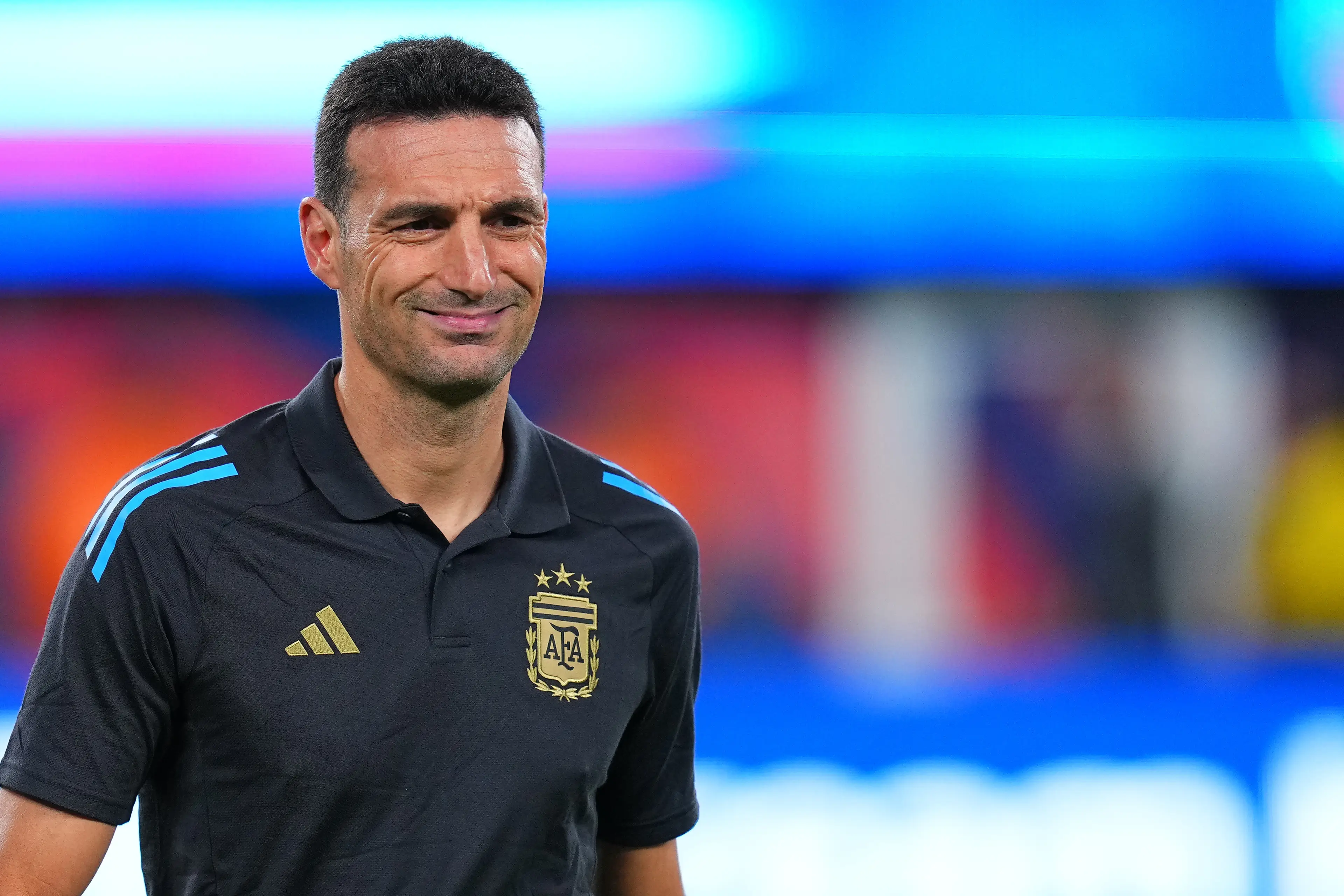 Argentina boss Lionel Scaloni. (