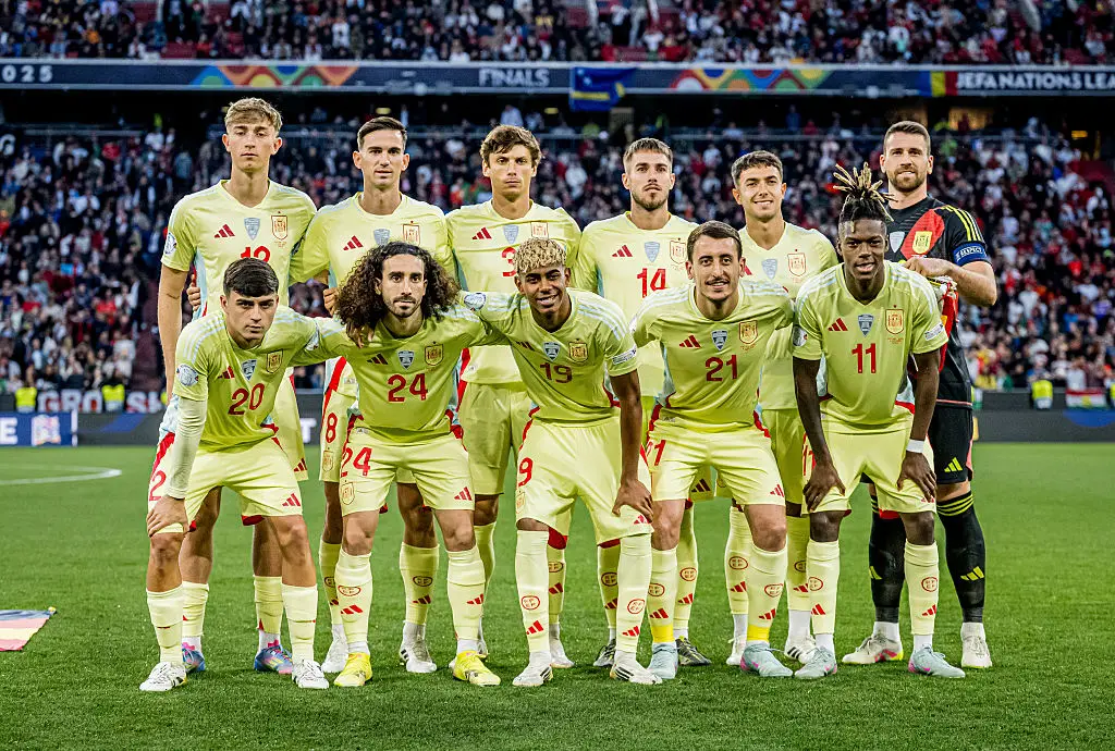 Spain ahead of Nations League final (Credit:Getty)