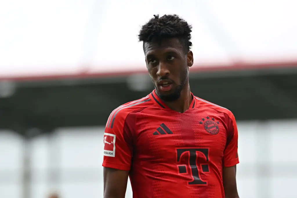 Kingsley Coman joined Bayern on a permanent deal in 2017 having spent two season on loan at the club. (Image: Getty)