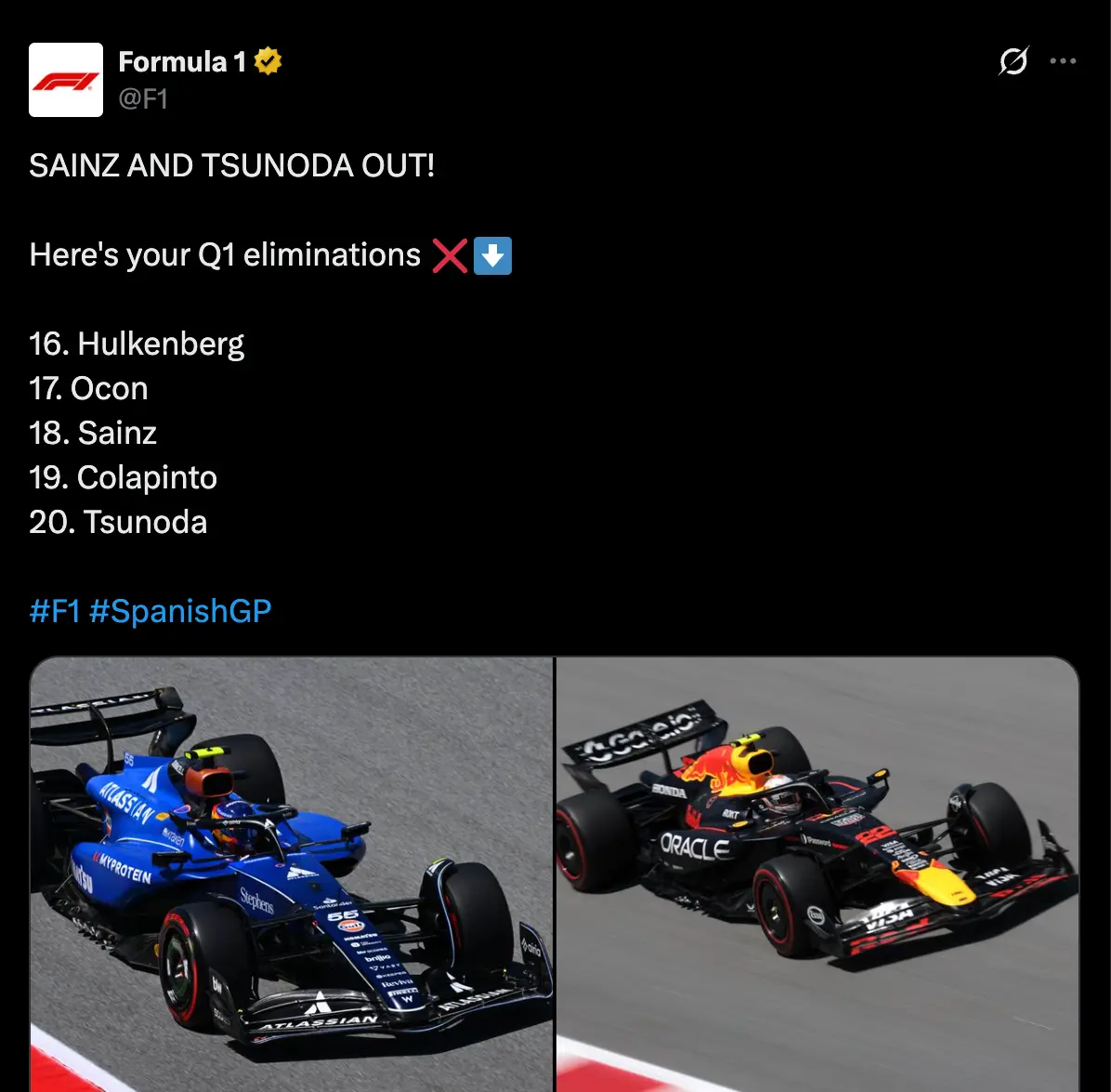 Image: Twitter/@F1