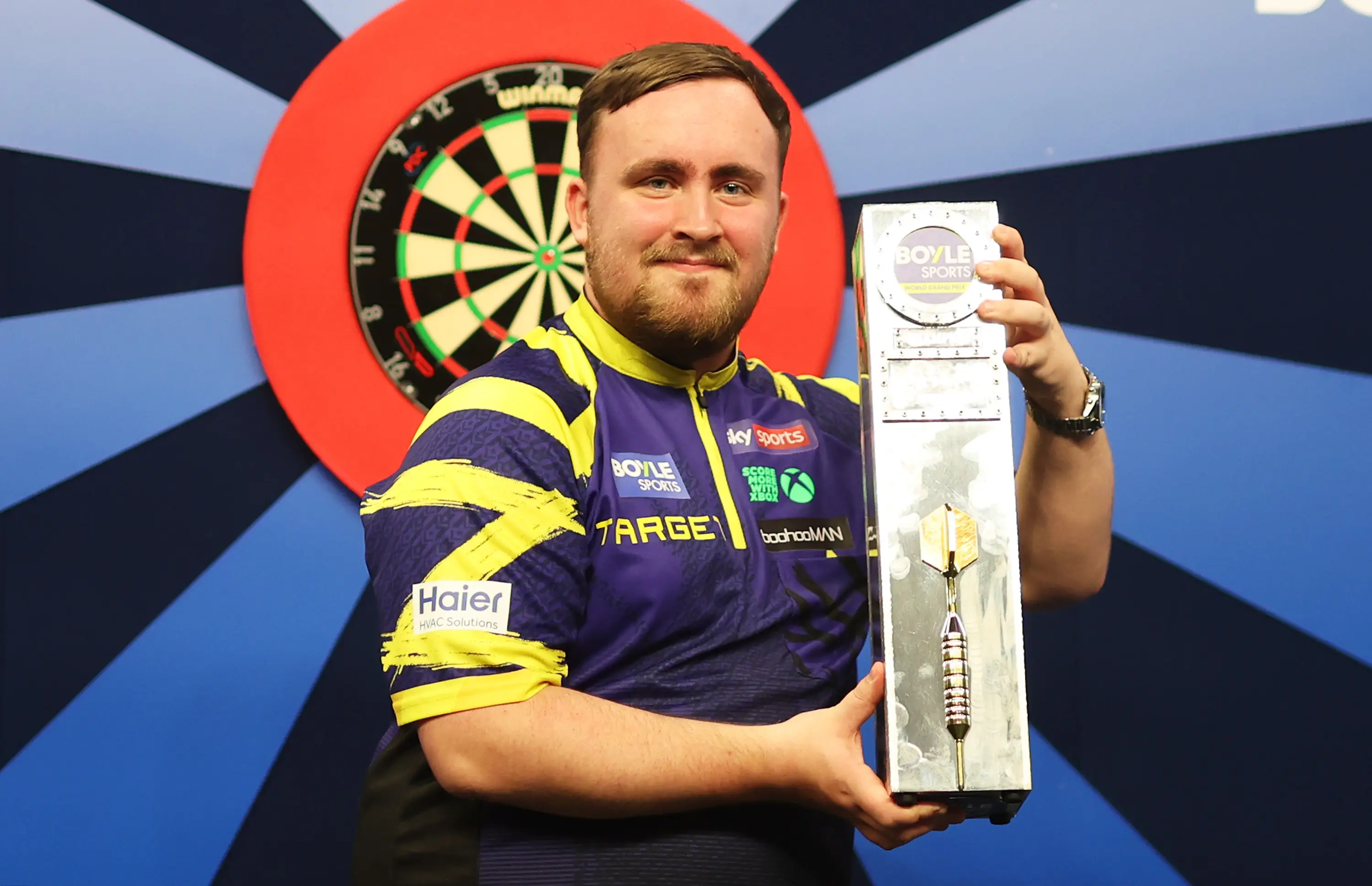 Littler won the World Grand Prix of Darts for the first time. Image: Getty