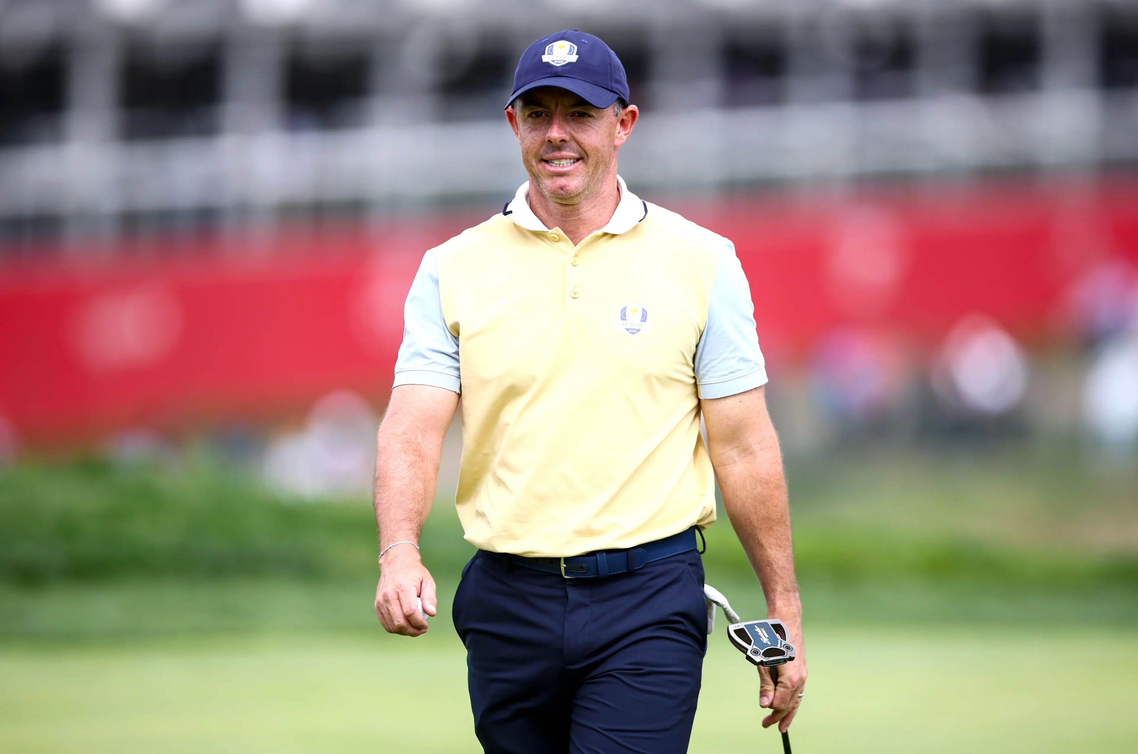 Rory McIlroy during a practice round. Image: Vaughn Ridley / Contributor via Getty