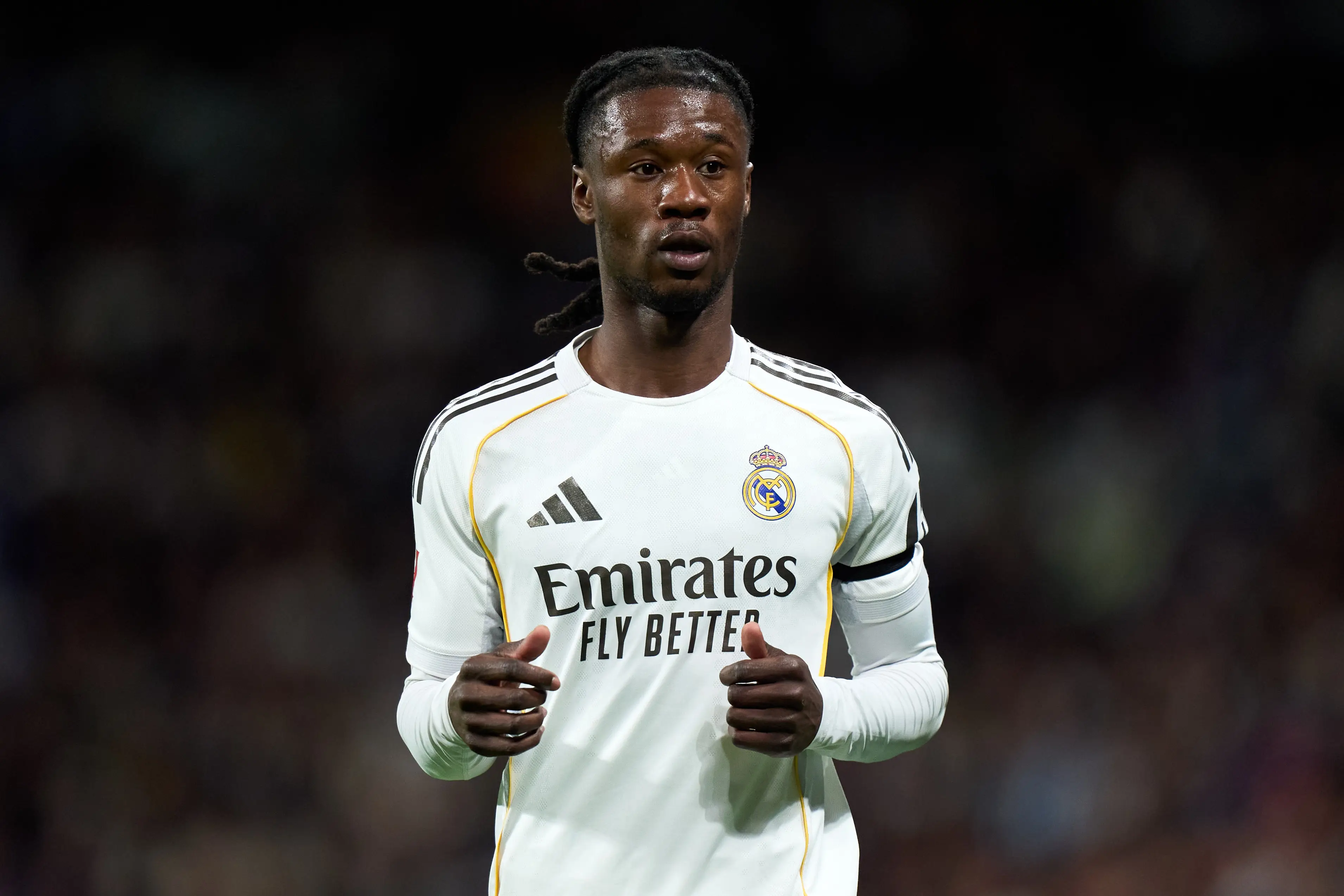 Eduardo Camavinga could leave Real Madrid this summer (Image: Getty)