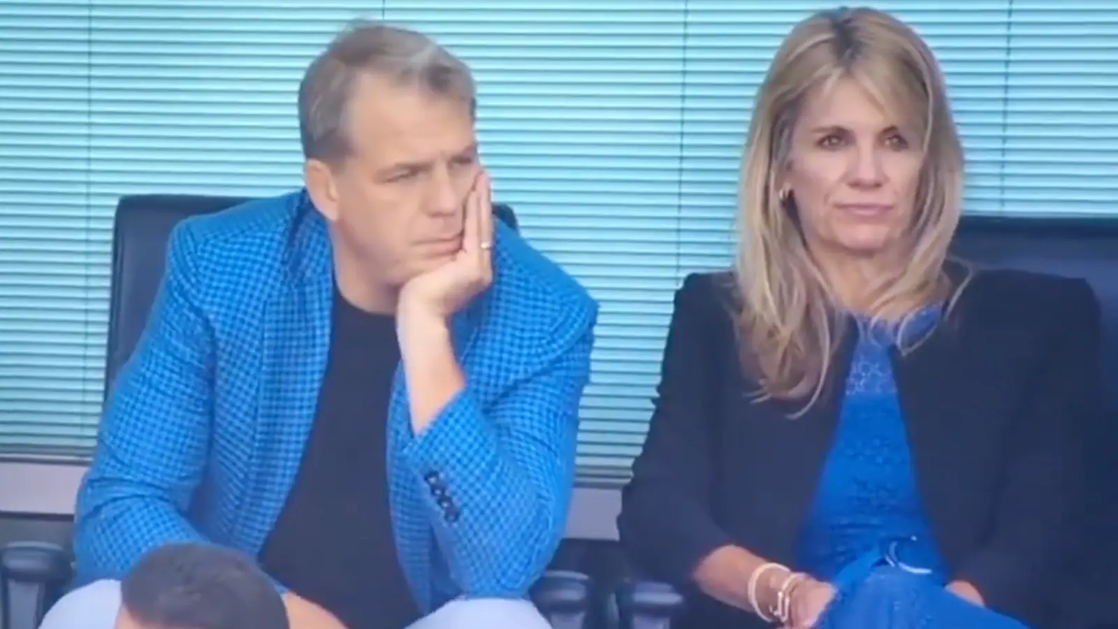 Chelsea fans spot awkward moment between Todd Boehly and his wife live on Sky Sports