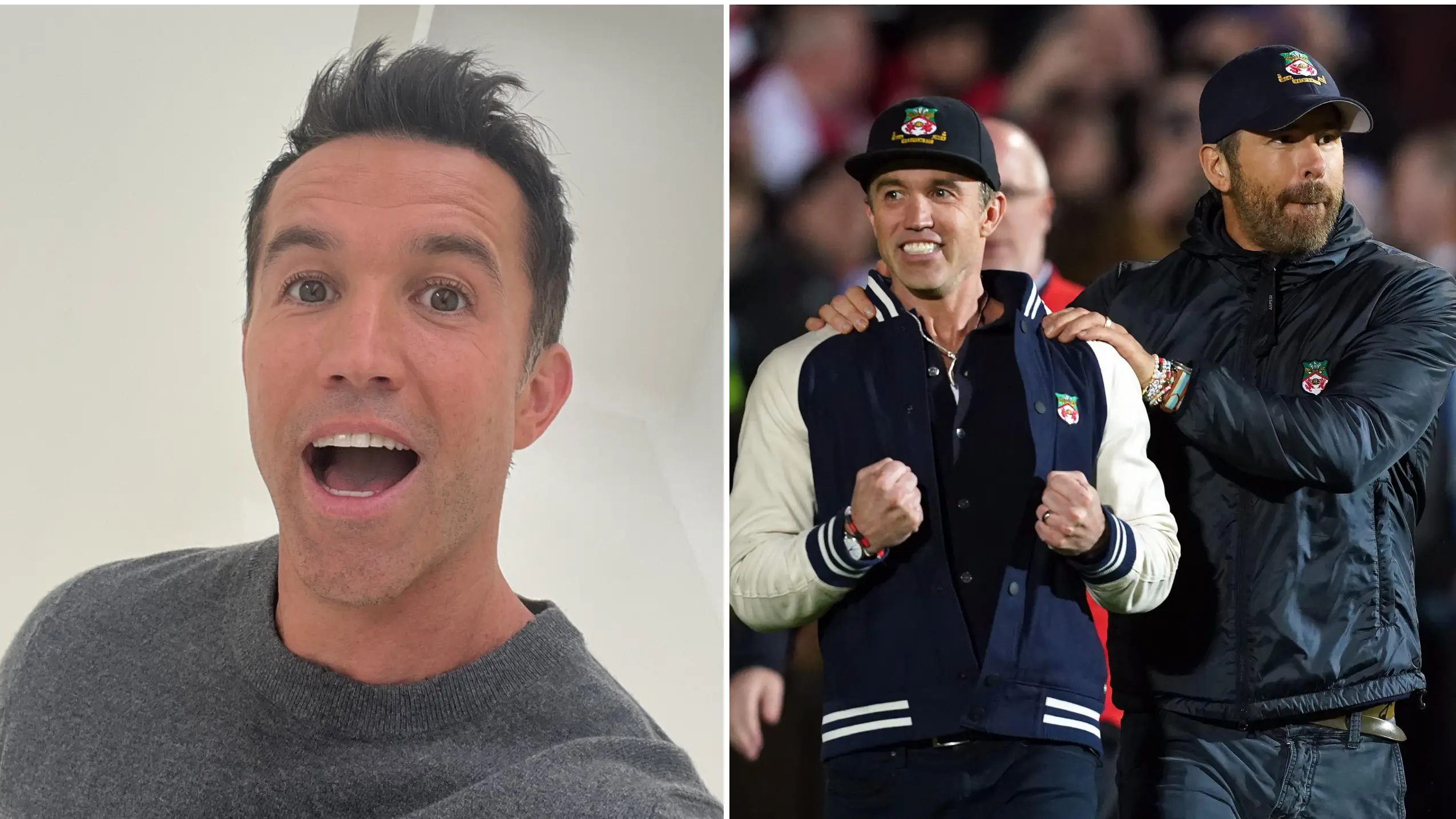 Rob McElhenney/Twitter & Getty Images