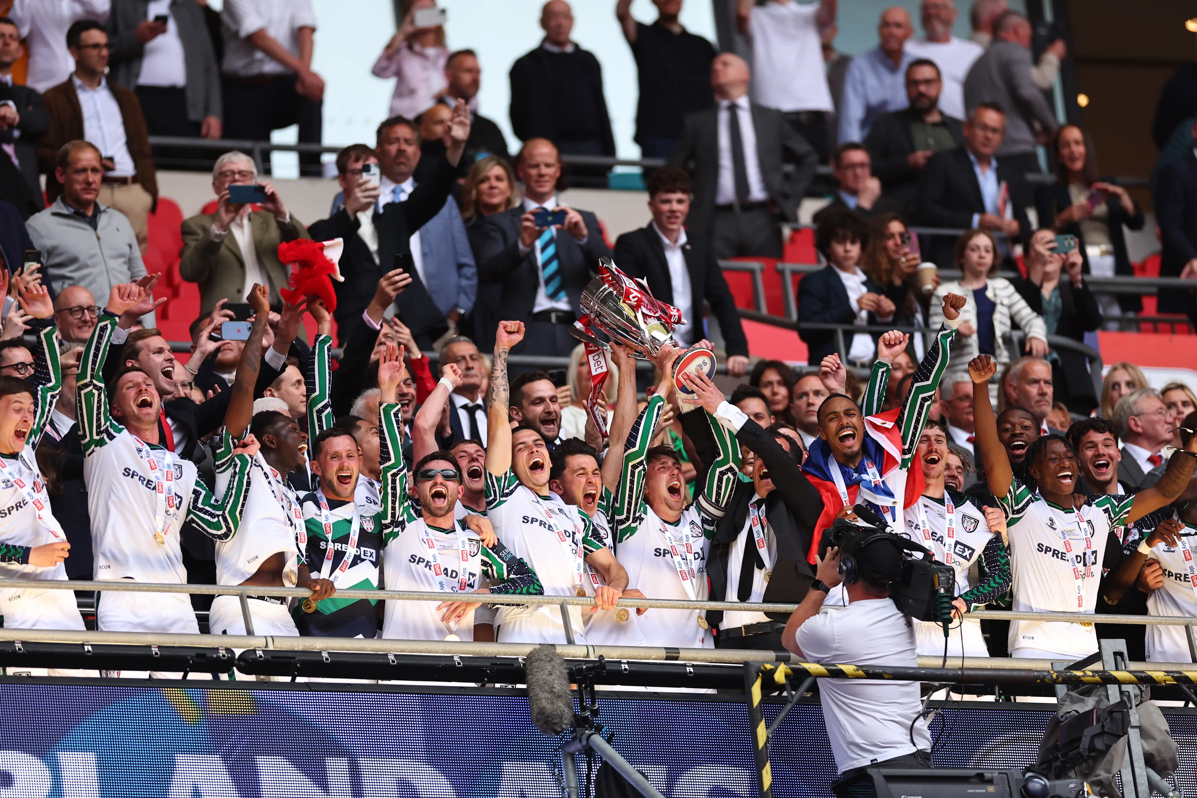 Sunderland won promotion to the Premier League after beating Sheffield United. Image credit: Getty