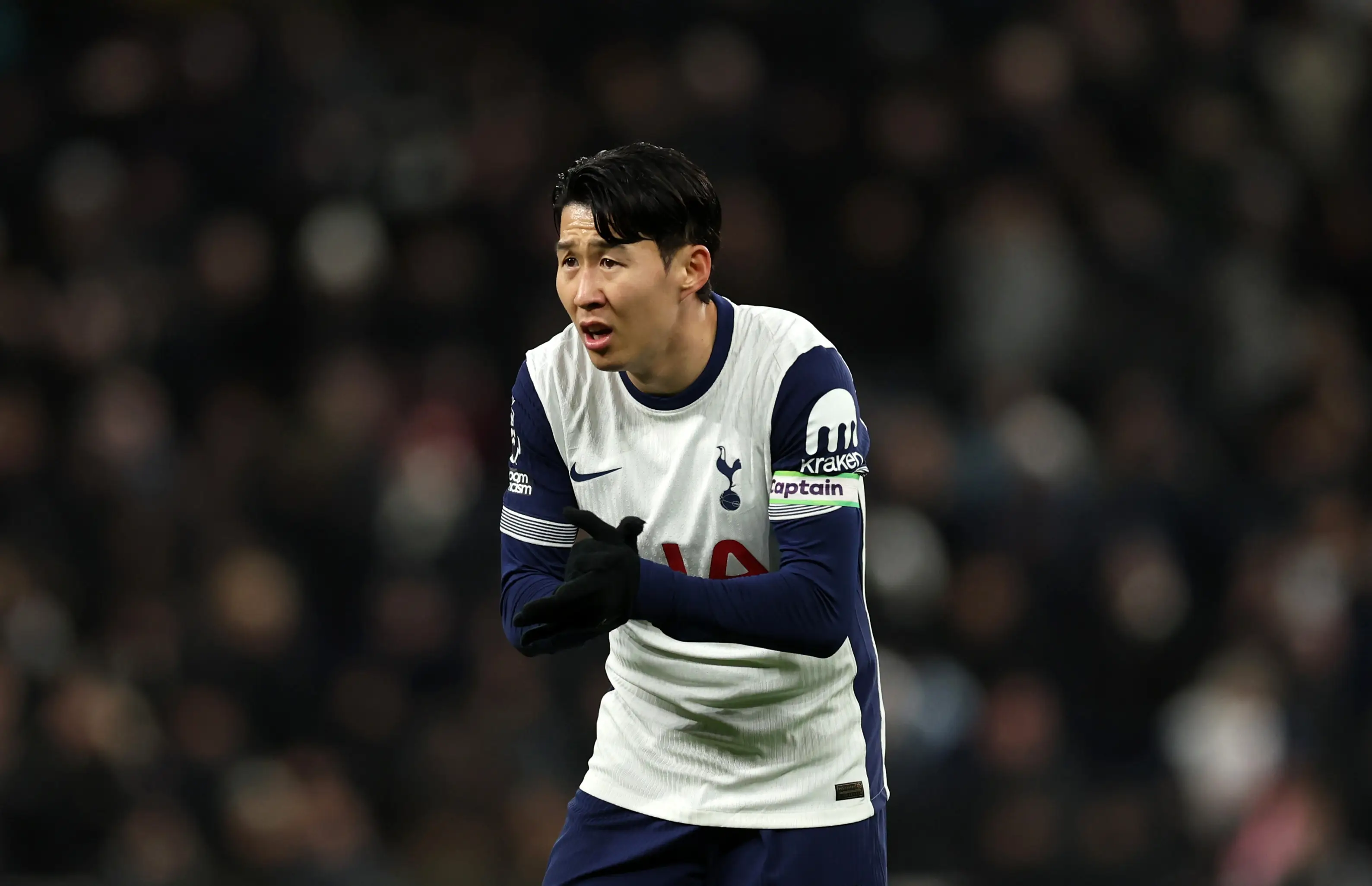 Son Heung Min struggled as Tottenham Hotspur fell to a 6-3 defeat by Liverpool. Image: Getty