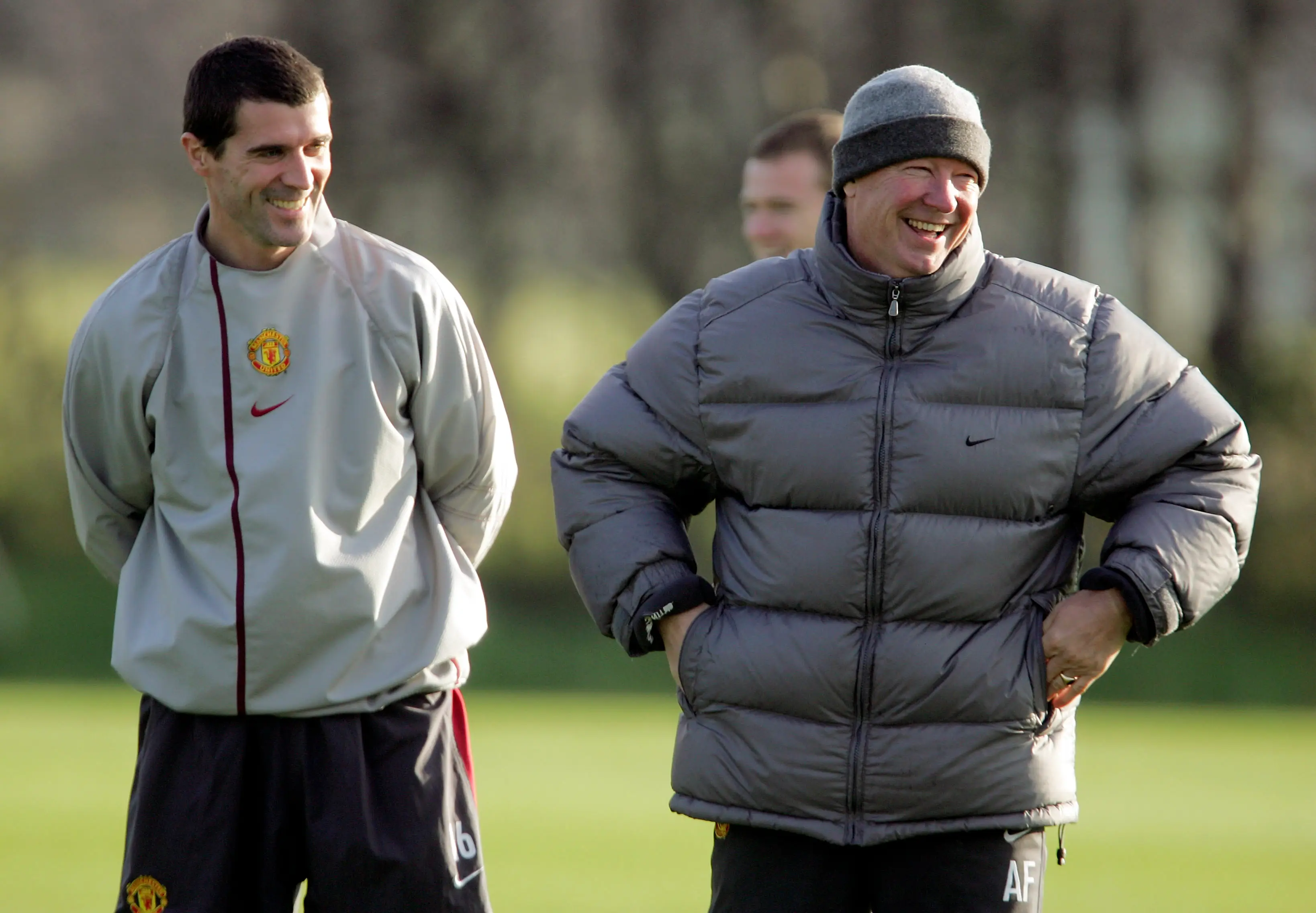 Keane played 480 times for Sir Alex Ferguson at United. Image: Getty