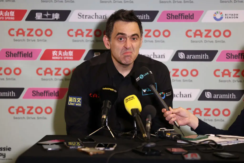 Ronnie O'Sullivan did not hold back with his assessment of a fellow player (Credit:Getty)