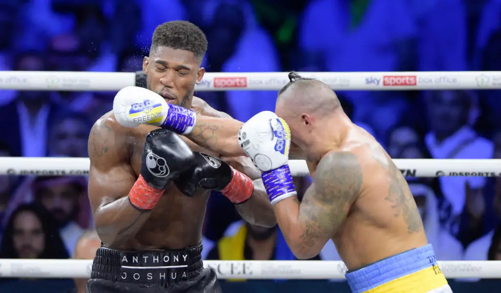 Oleksandr Usyk defeated Anthony Joshua for the second time in August 2022. (Image: Getty)