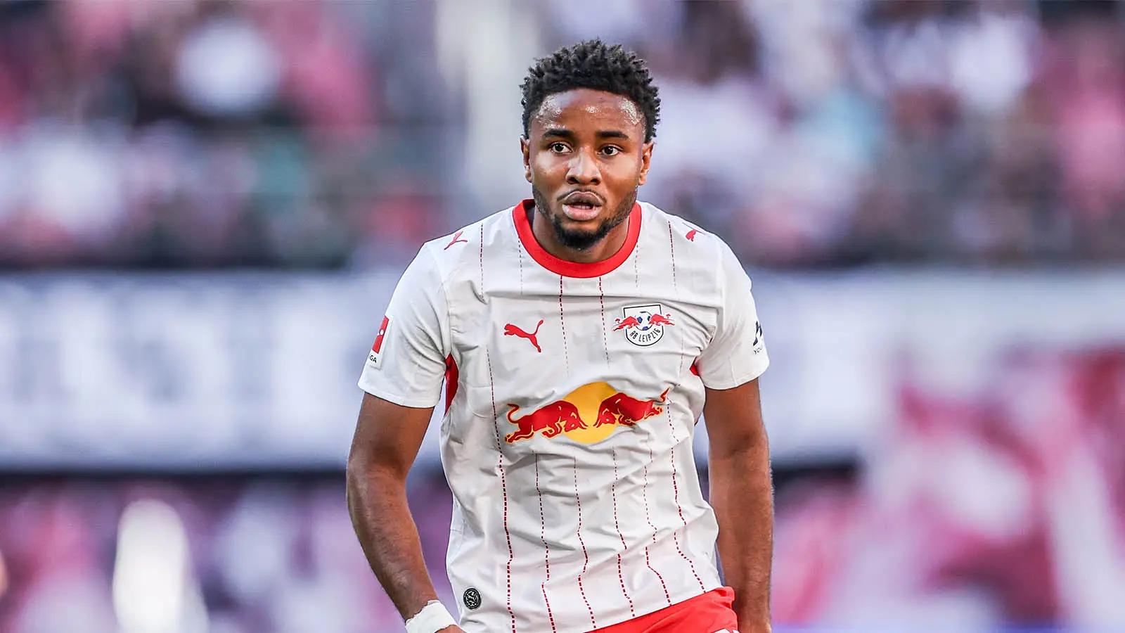 Christopher Nkunku is back at RB Leipzig on loan (Image: Getty)