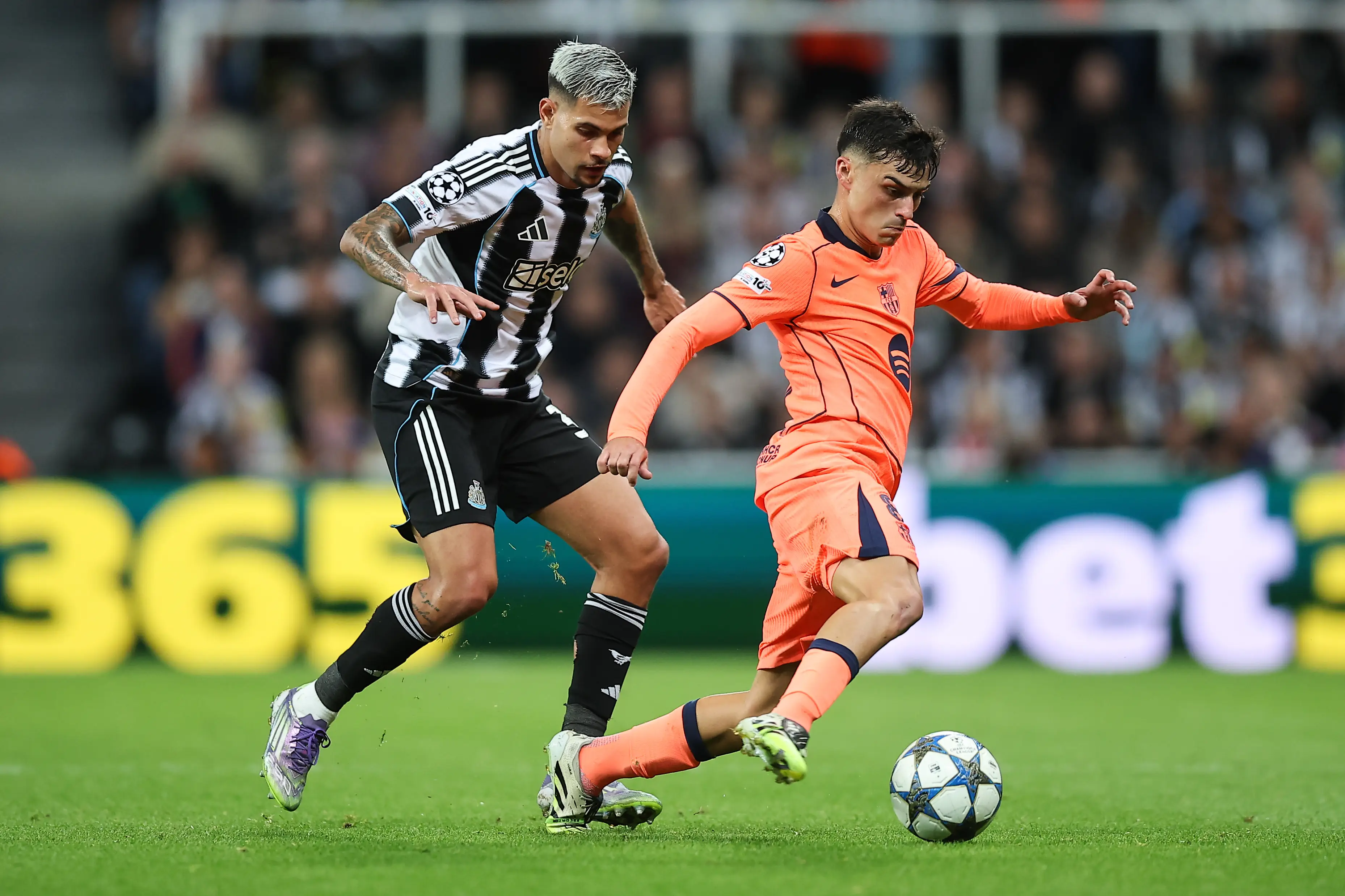 Pedri was one of Barcelona's standout performers against Newcastle. Image credit: Getty