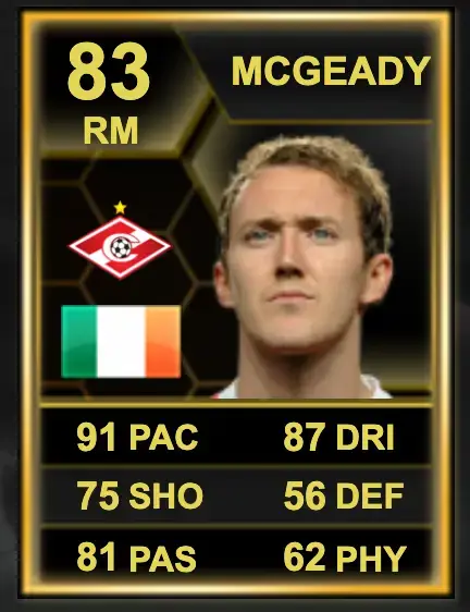 'The McGeady Spin' was a much-loved skill move. Image credit: Futbin/FIFA