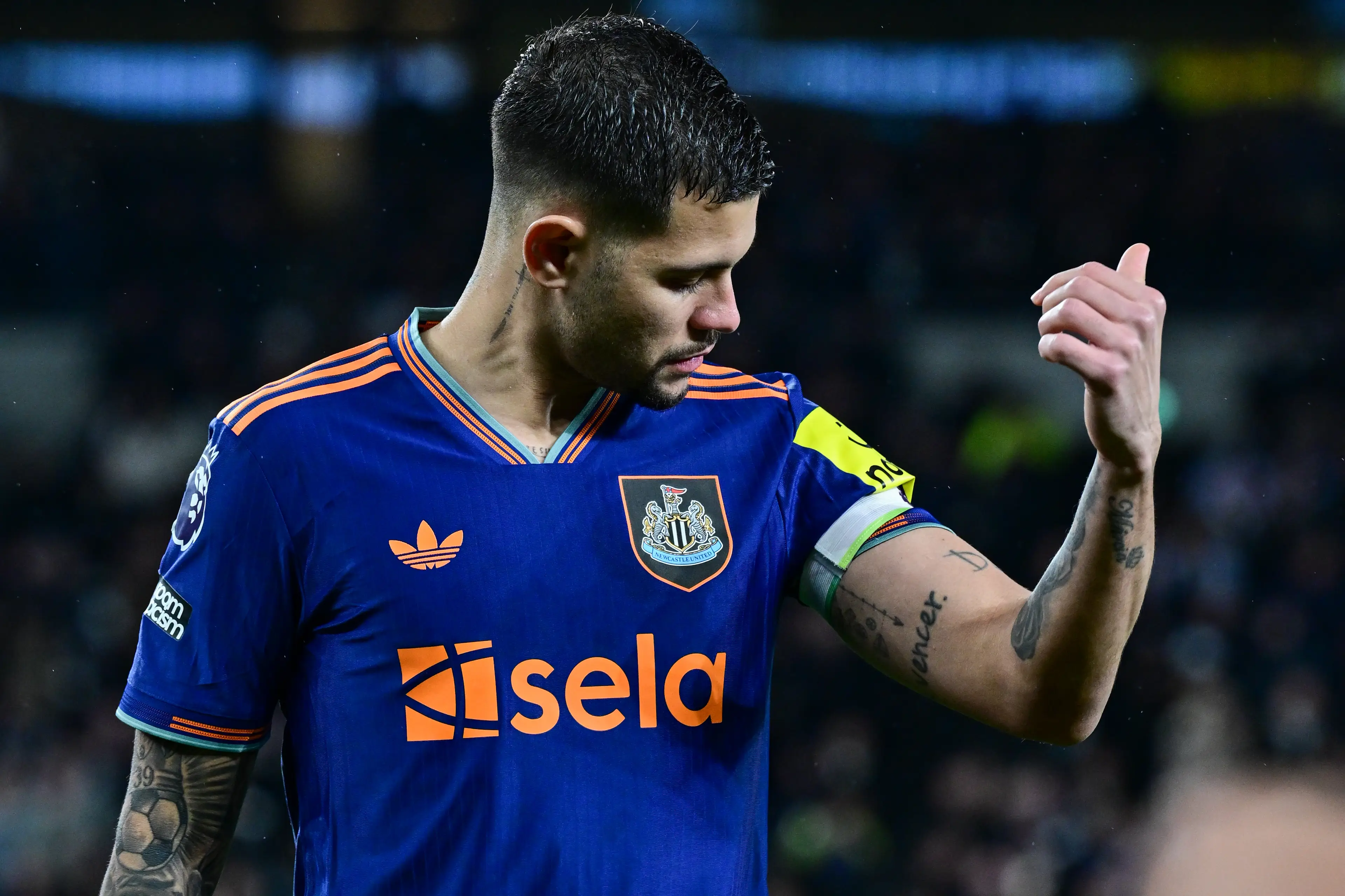 Guimaraes is being strongly linked with a move away from Newcastle. Image credit: Getty