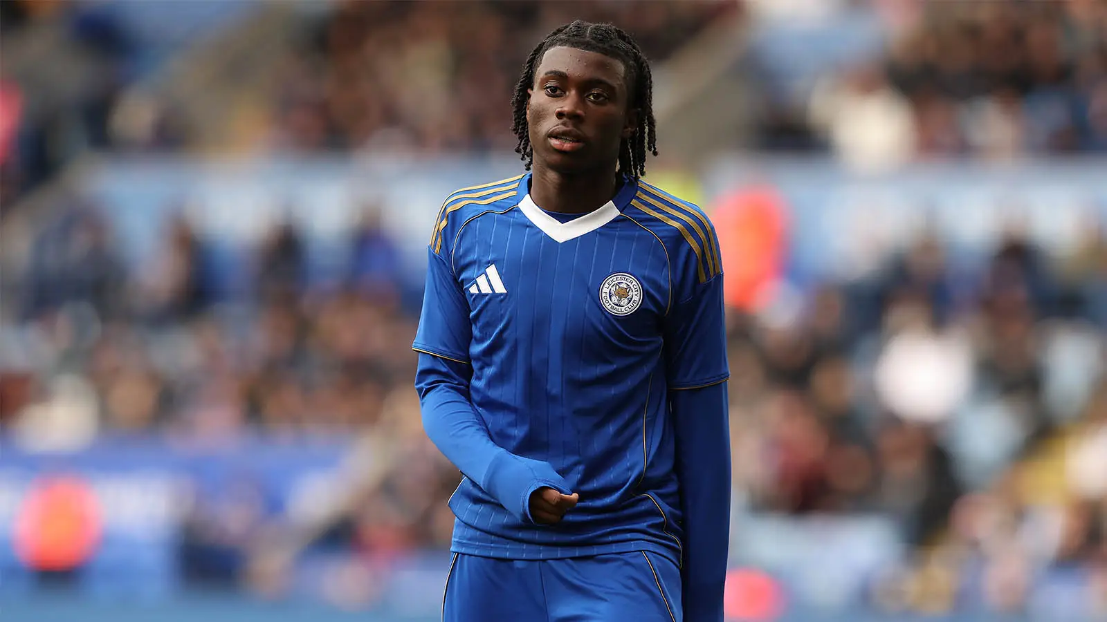 Jeremy Monga scored his first senior goal for Leicester last season (Image: Getty)
