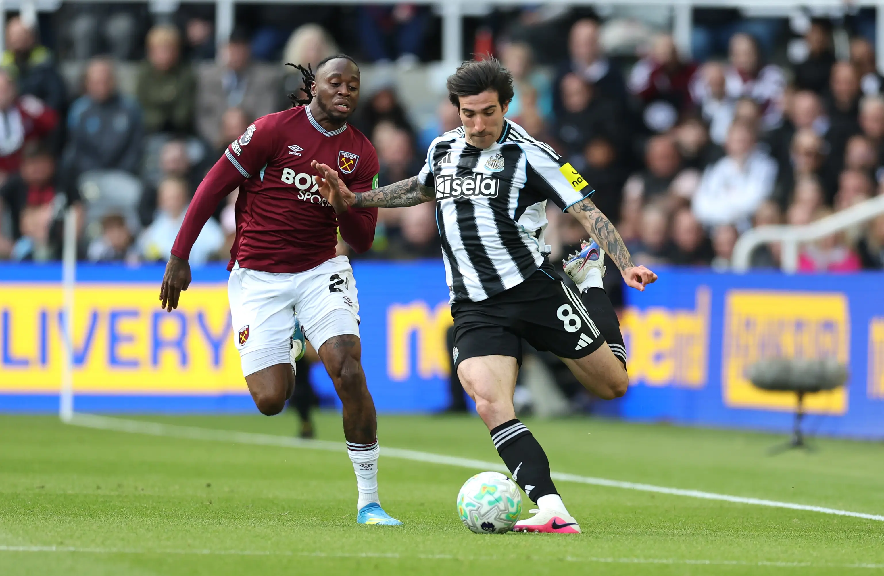 Wan Bissaka made 27 appearances for West Ham this season. Image credit: Getty