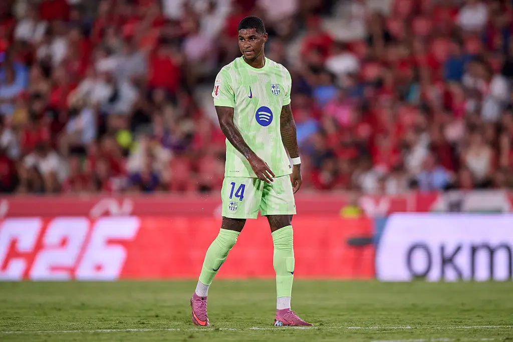 Marcus Rashford made his La Liga debut against RCD Mallorca on Friday. (Image: Cristian Trujillo/Quality Sport Images/Getty Images)
